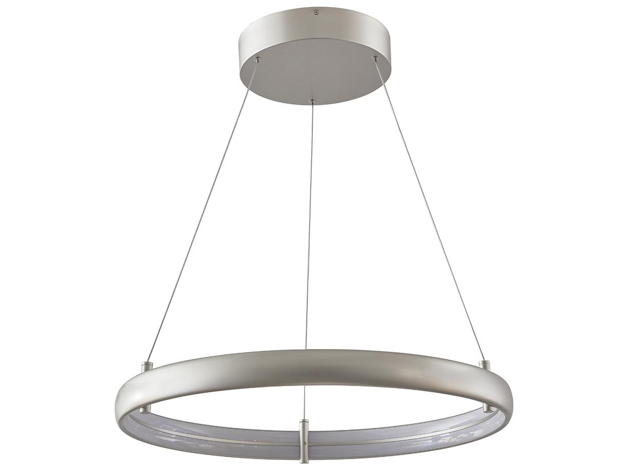 Abra Sling 1-Light Titanium Silver Round Pendant