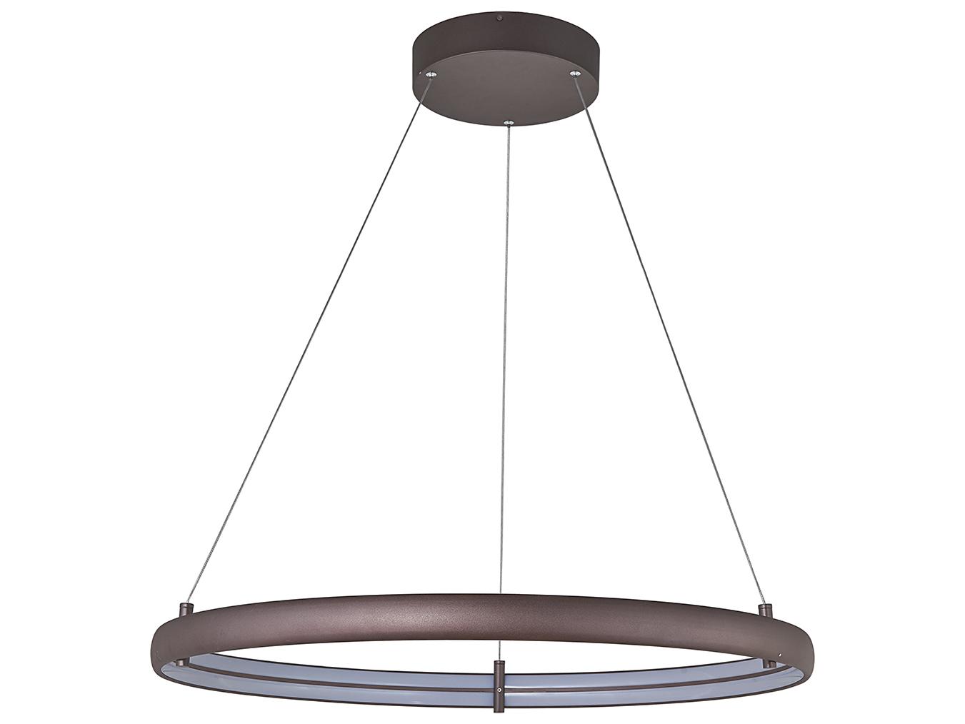 Abra Sling 1-Light Bronze Round Pendant