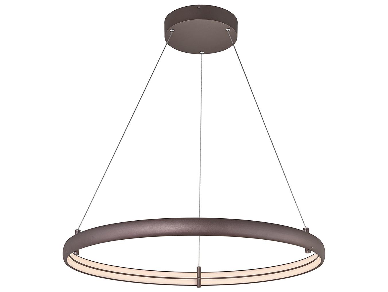 Abra Sling 1-Light Bronze Round Pendant