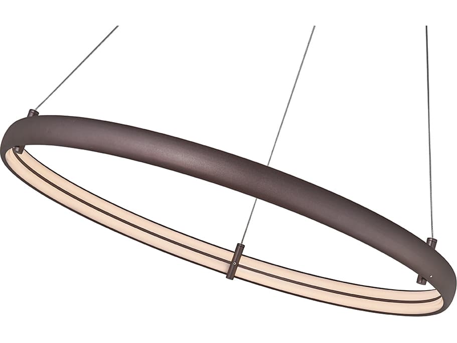 Abra Sling 1-Light Bronze Round Pendant