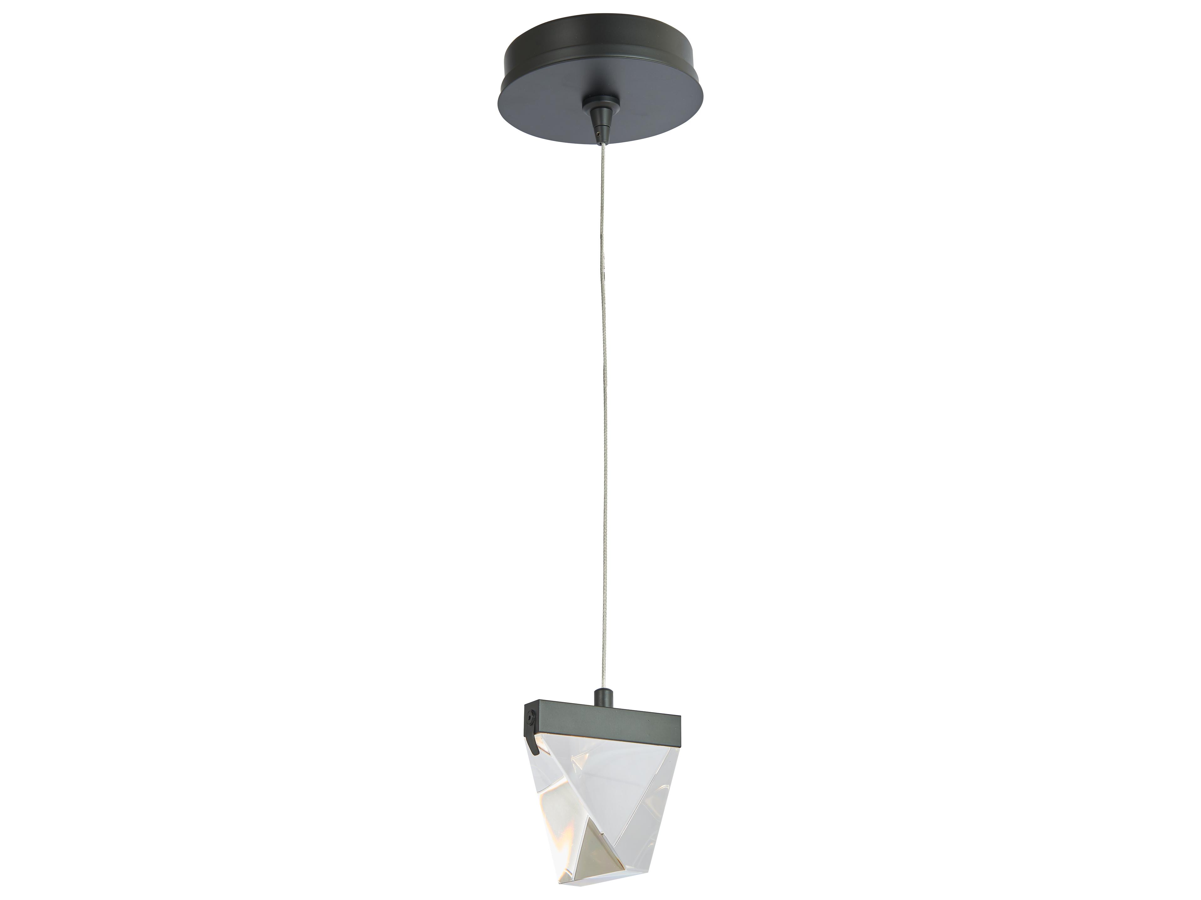 Abra Atlas 1-Light Matte Black Mini Pendant