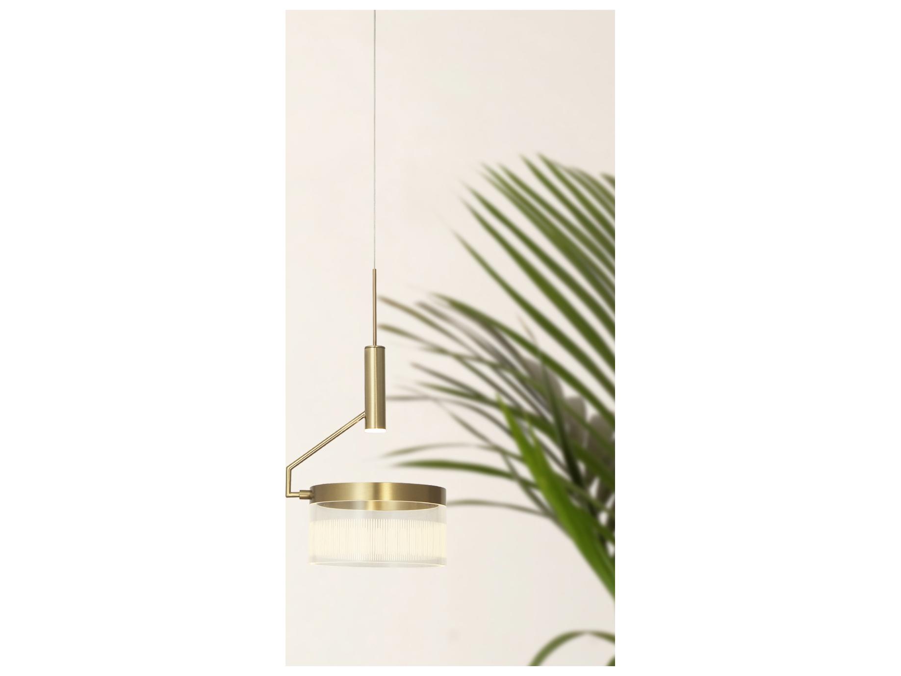 Abra Fleming 2-Light Brushed Bronze Round Mini Pendant