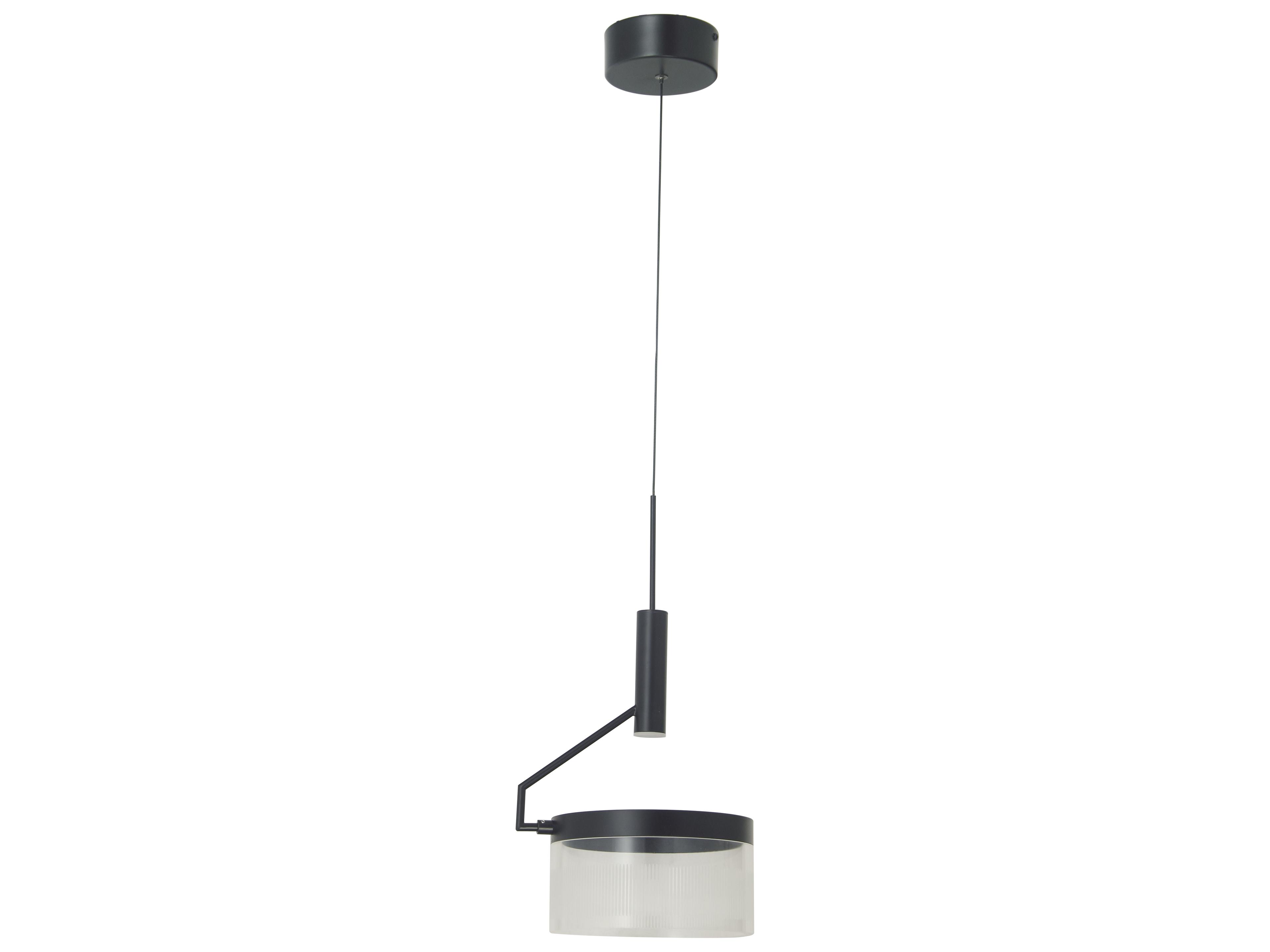 Abra Fleming 2-Light Matte Black Round Mini Pendant