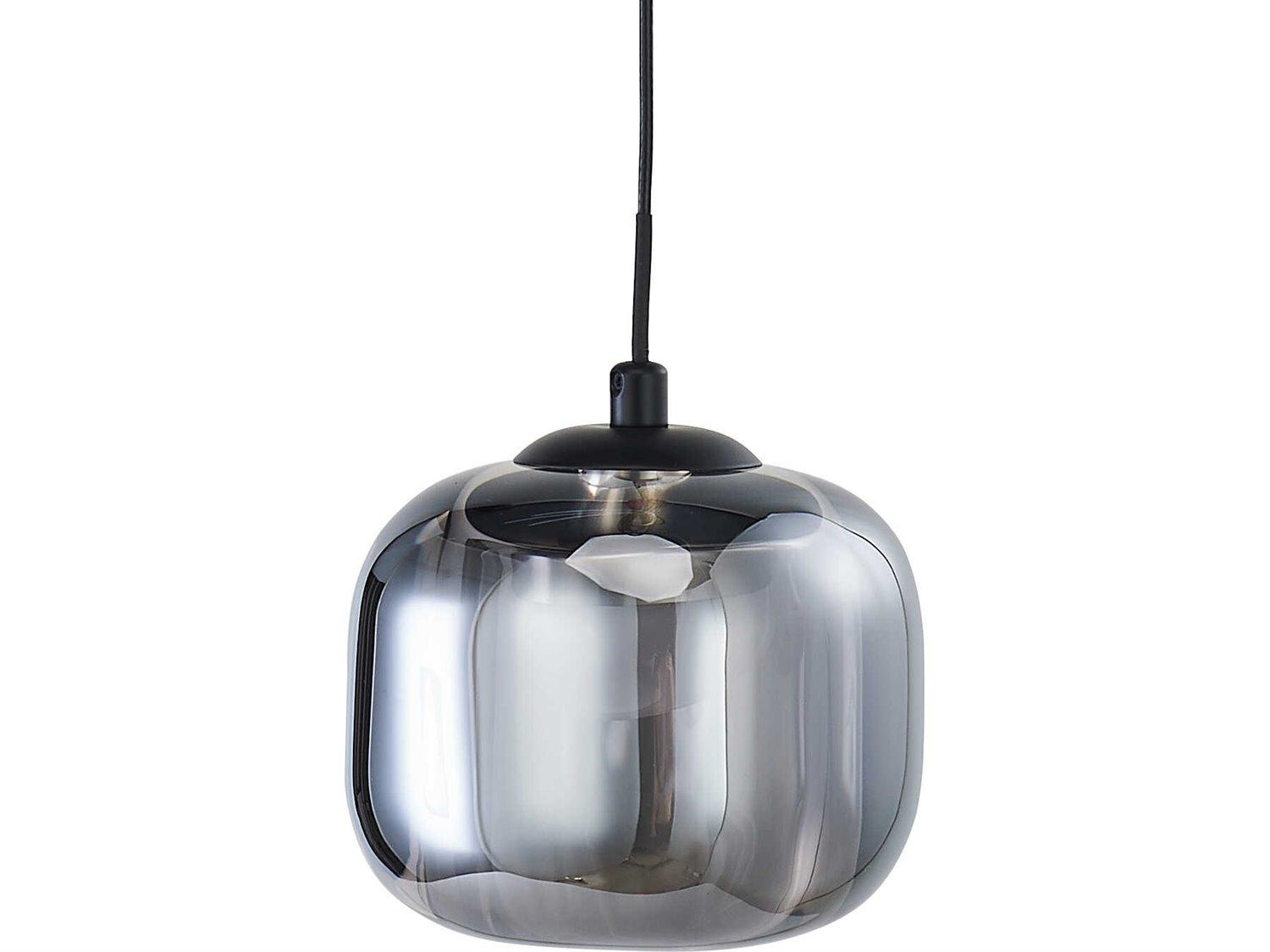 Abra Geo 1-Light Matte Black Mini Pendant