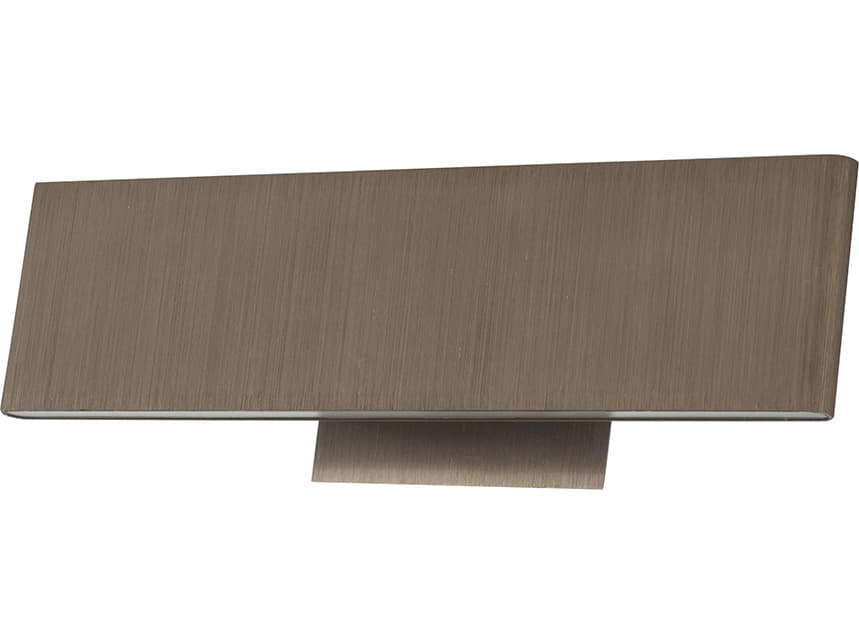 Abra Slim 2-Light Brushed Bronze Vanity Light