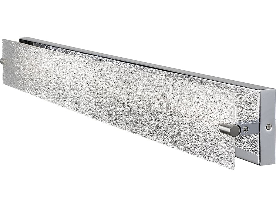 Abra Blaze 1-Light Brushed Nickel Vanity Light
