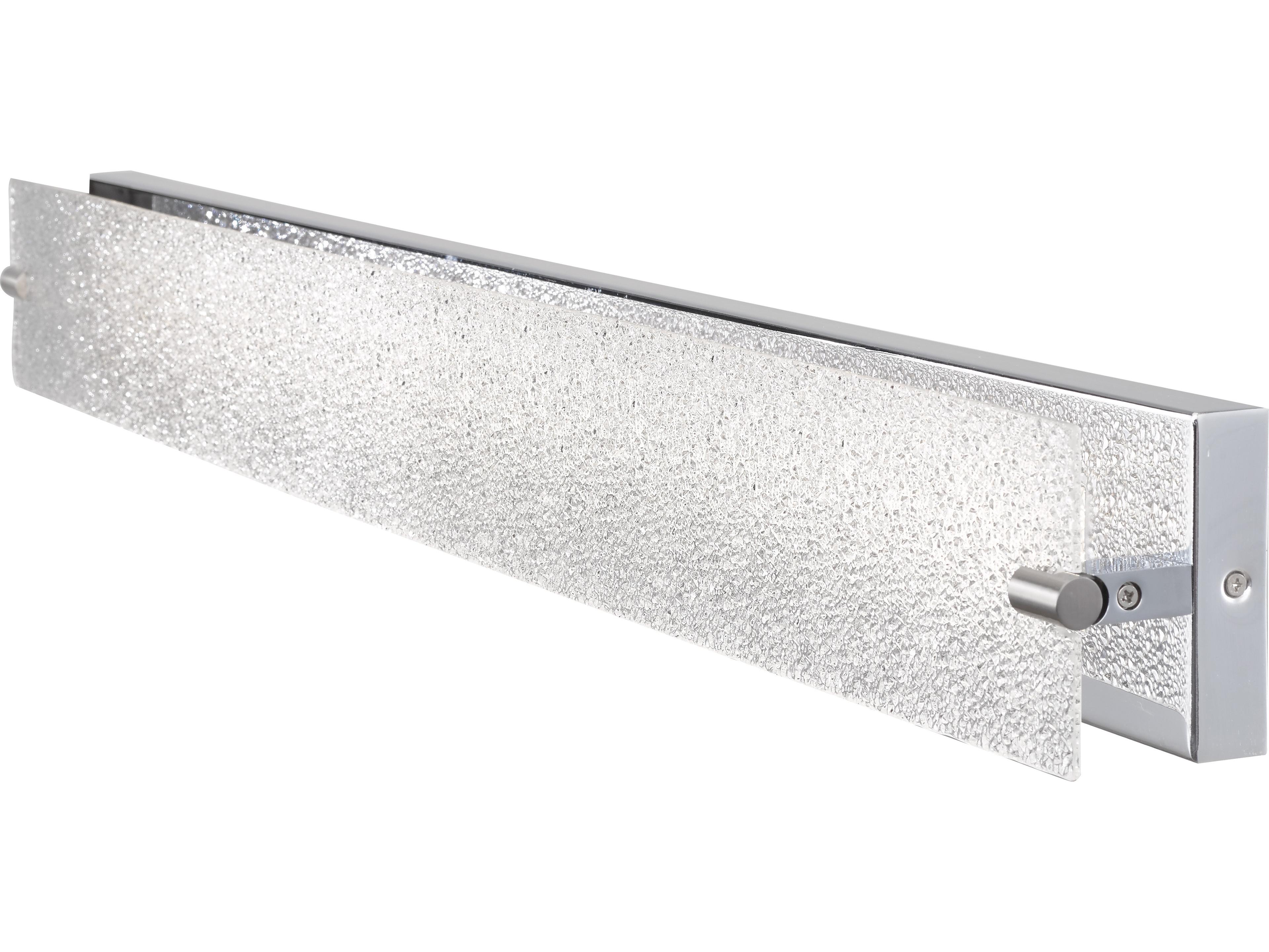 Abra Blaze 1-Light Chrome Vanity Light