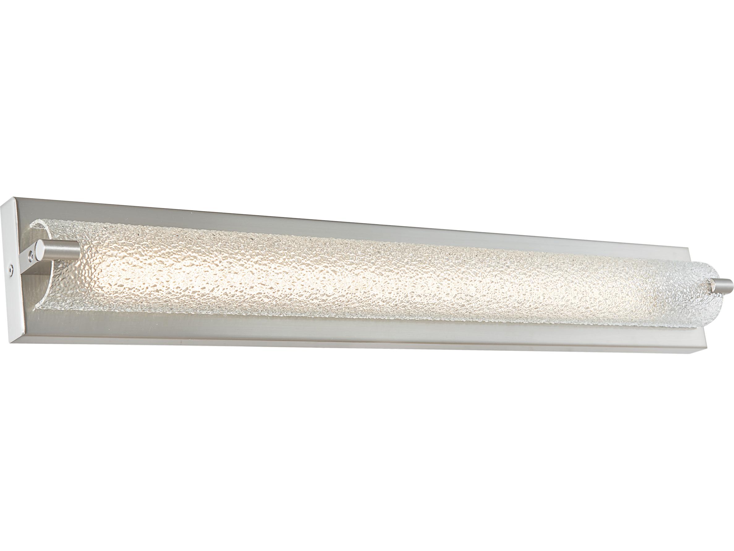 Abra Veil 1-Light Brushed Nickel Vanity Light