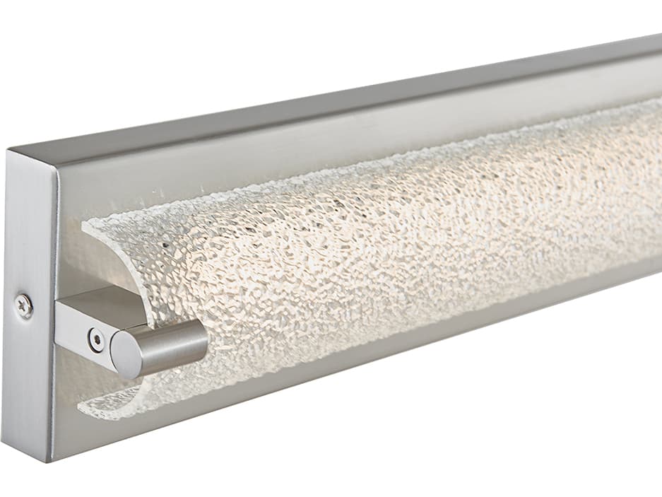 Abra Veil 1-Light Brushed Nickel Vanity Light