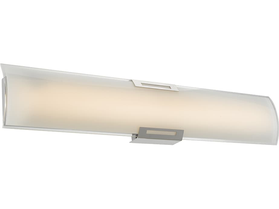 Abra Allure 1-Light Brushed Nickel Vanity Light
