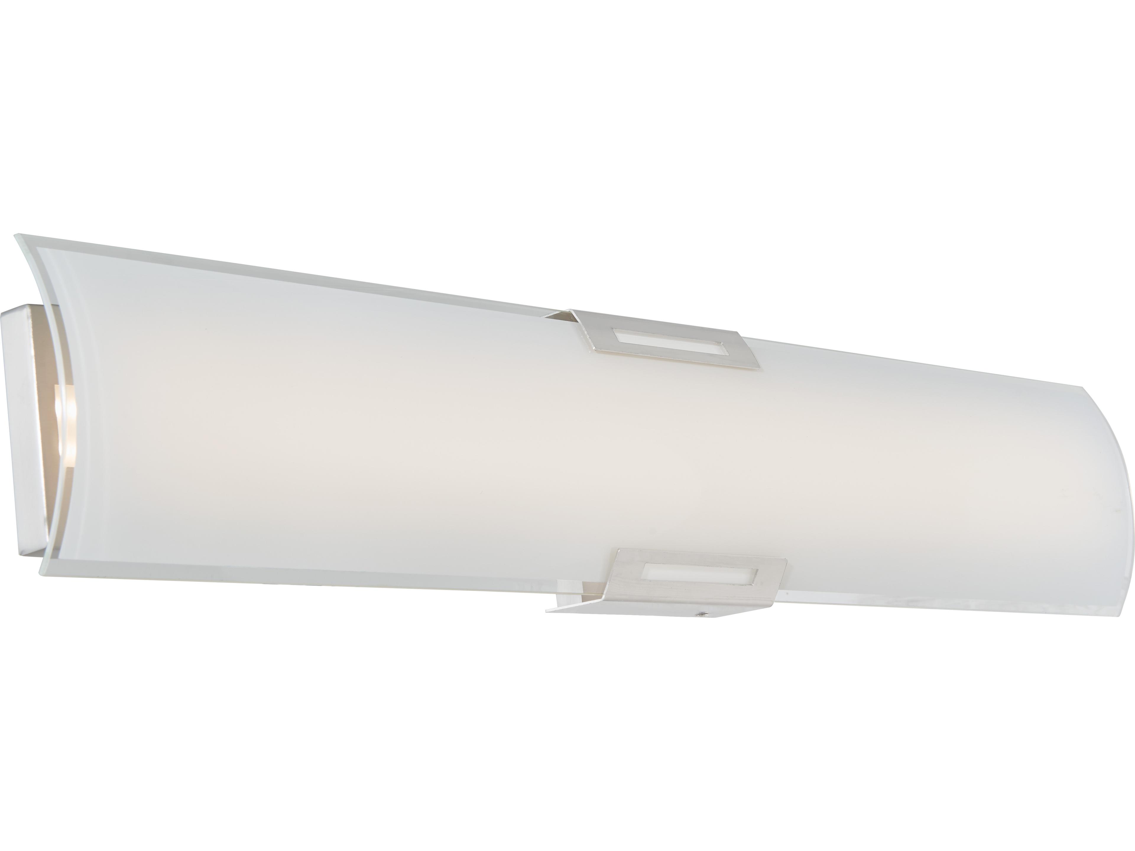 Abra Allure 1-Light Brushed Nickel Vanity Light