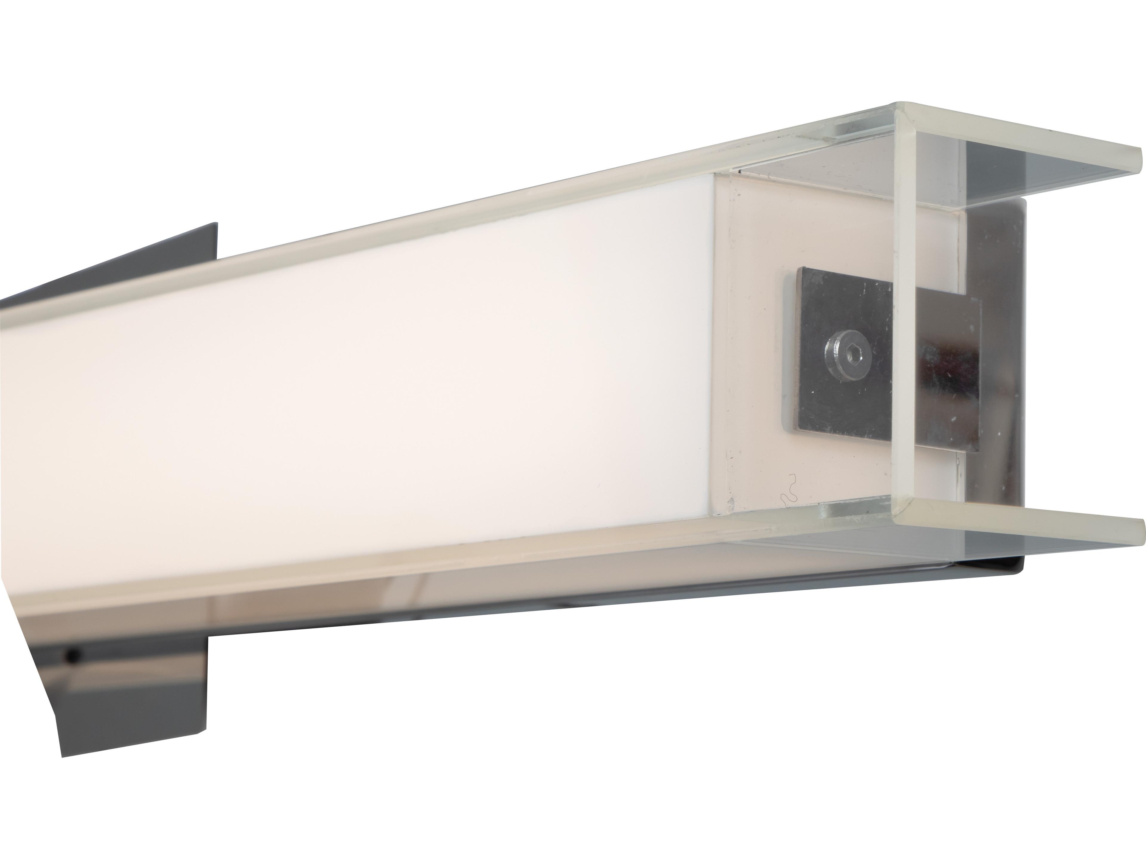 Abra Mist 1-Light Chrome Vanity Light