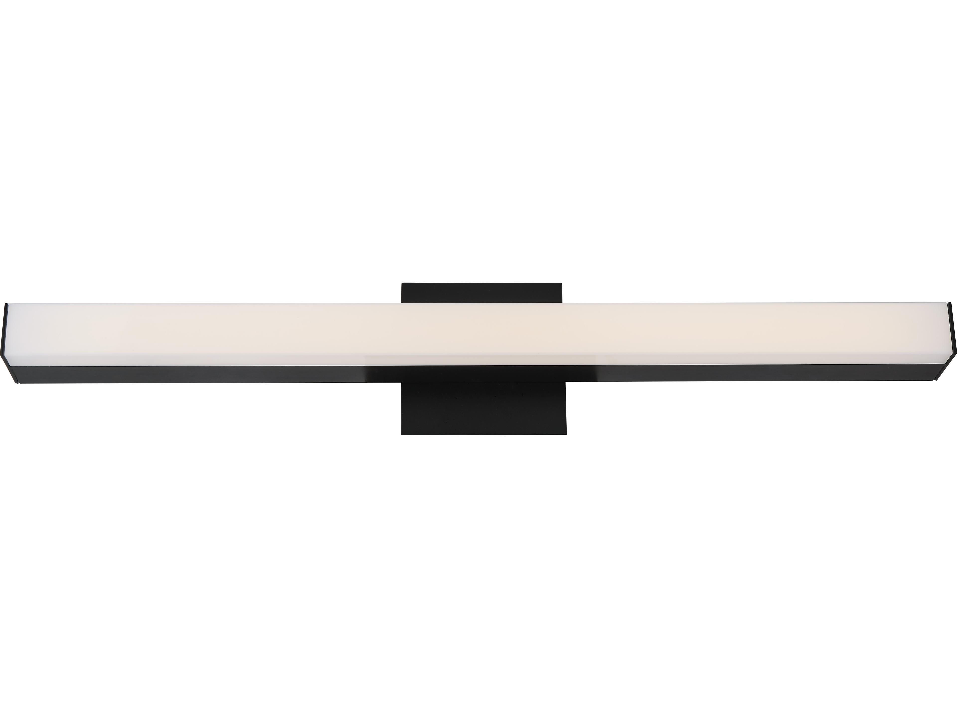 Abra Sabre 1-Light Black Vanity Light