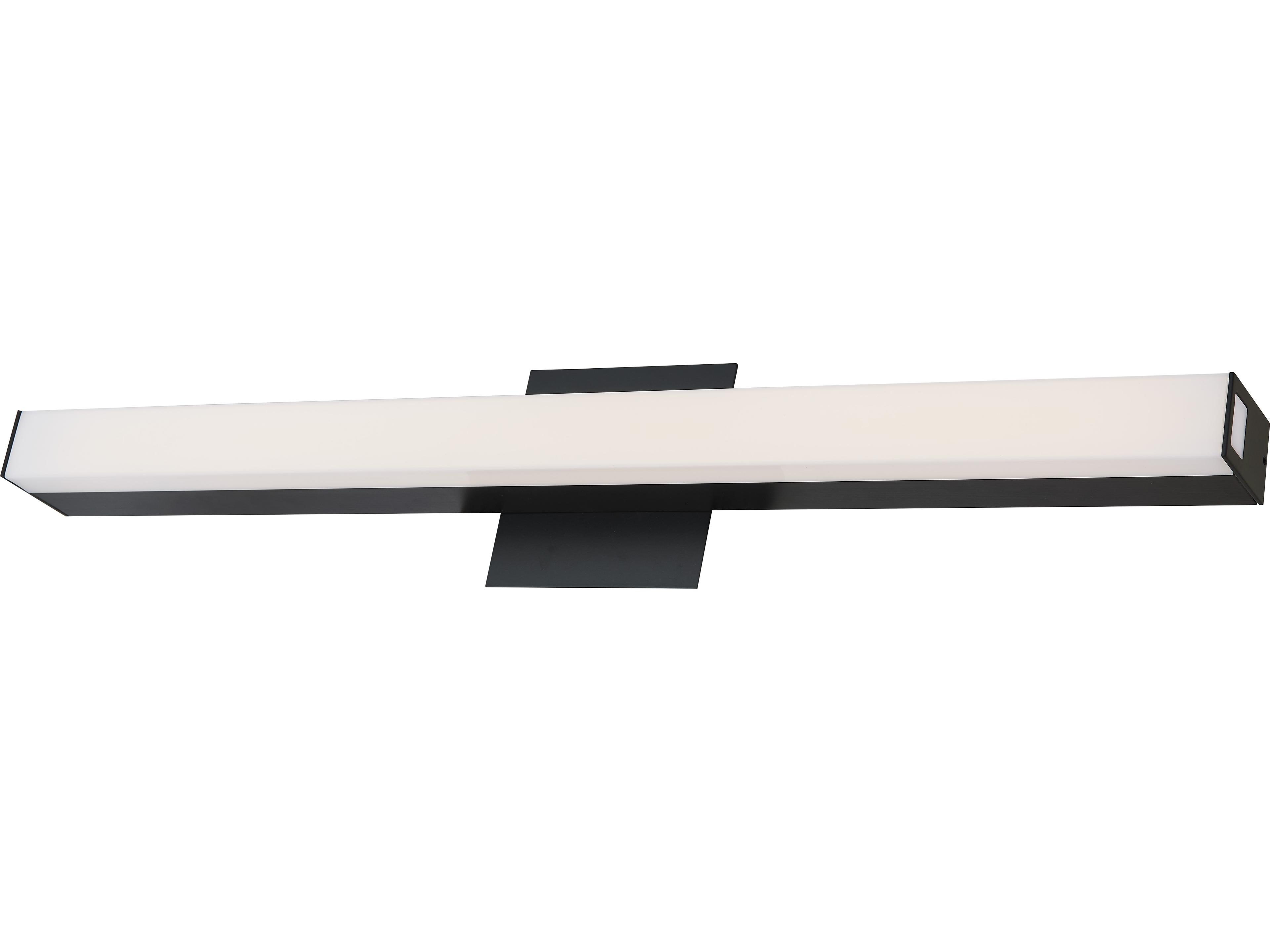 Abra Sabre 1-Light Black Vanity Light