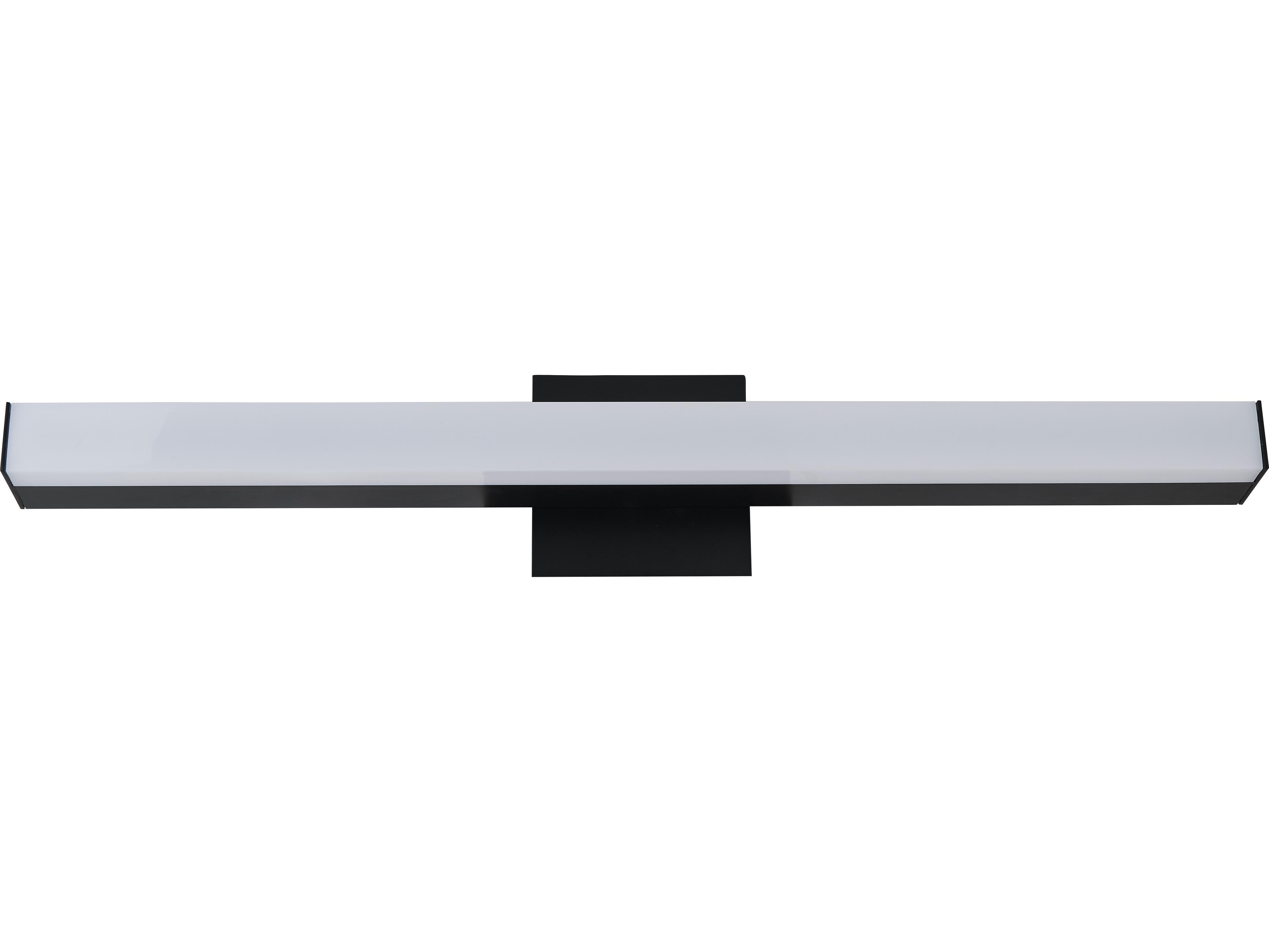 Abra Sabre 1-Light Black Vanity Light