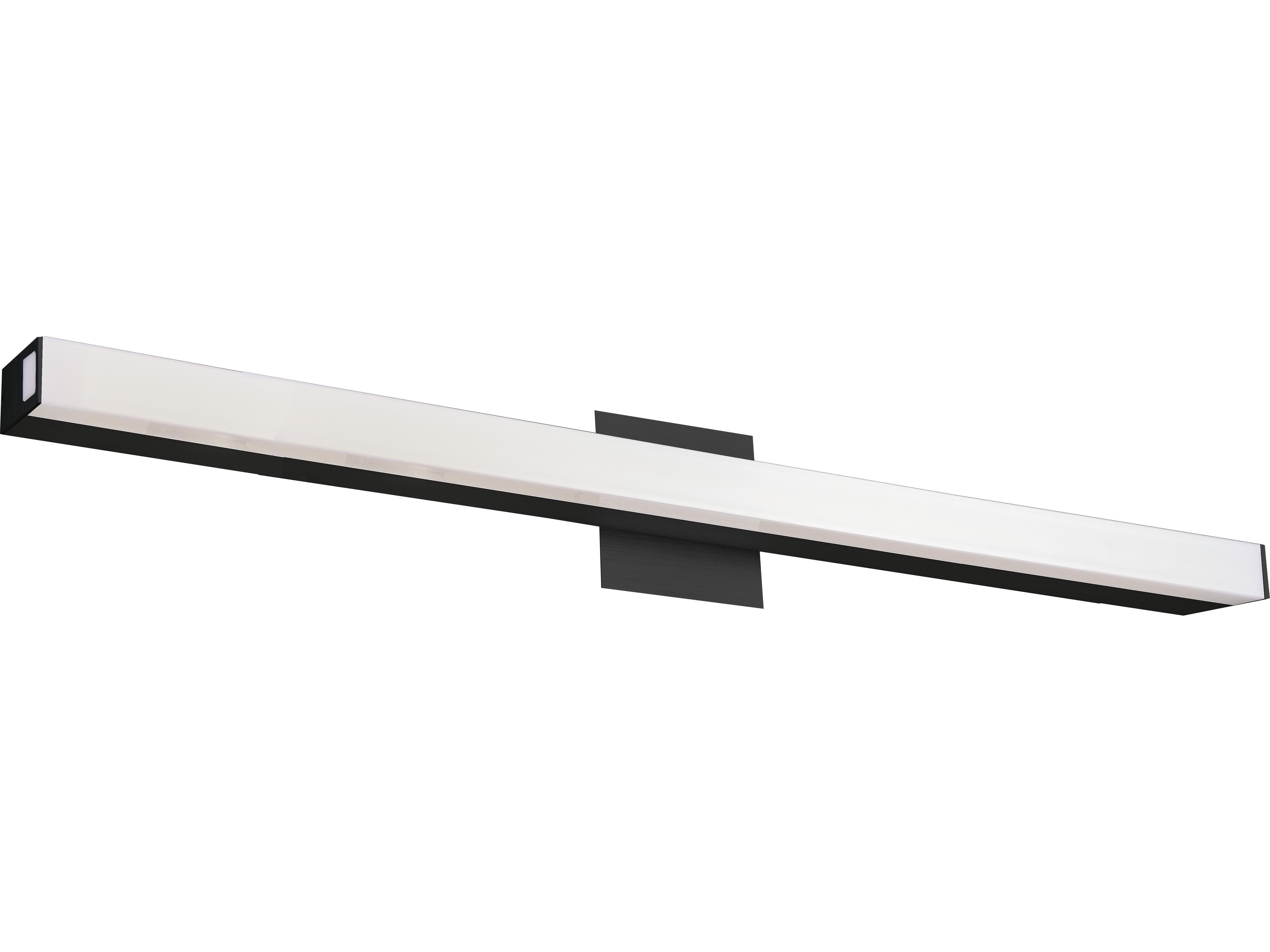Abra Sabre 1-Light Black Vanity Light