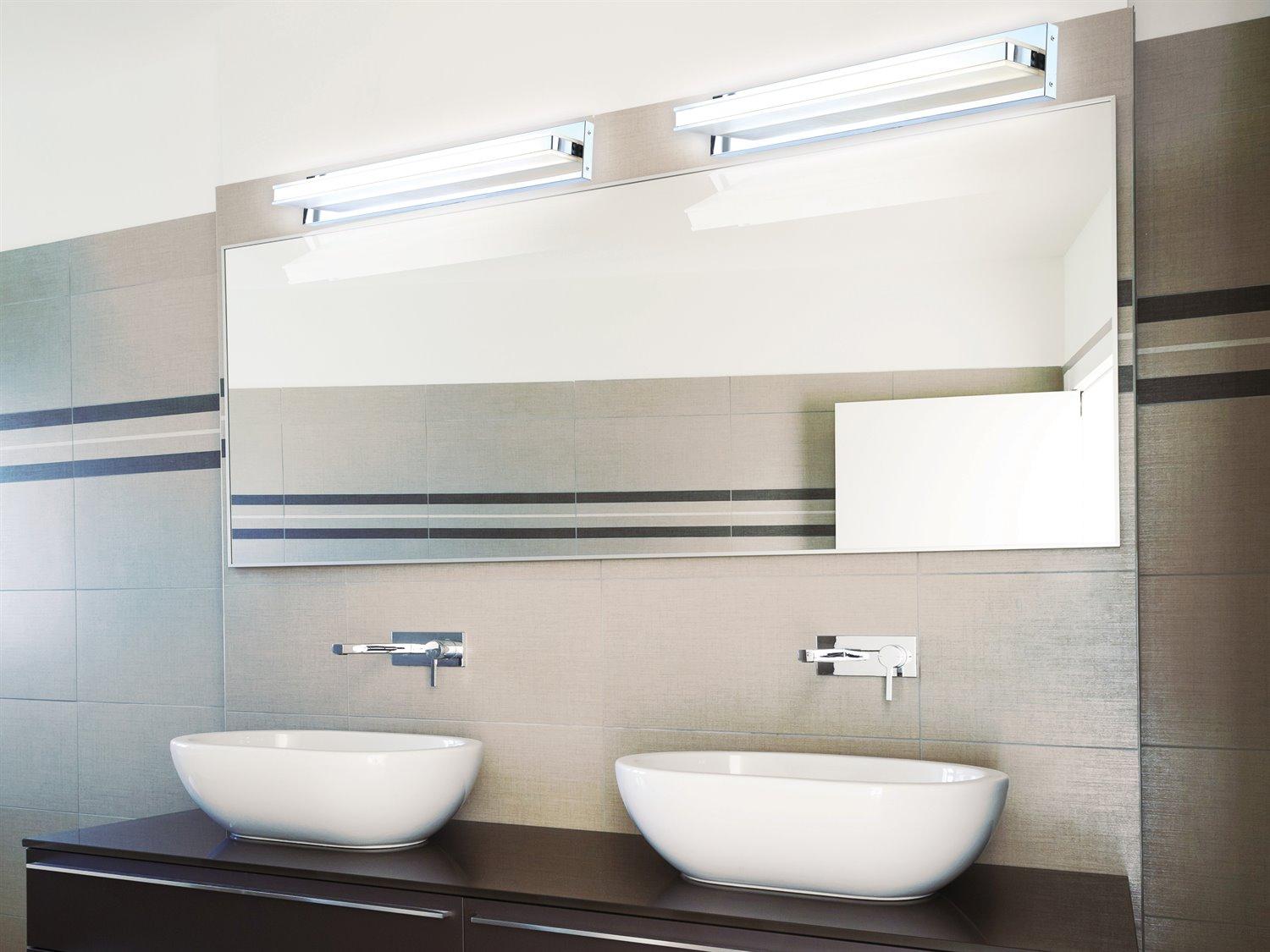 Abra Fusion 1-Light Chrome Vanity Light