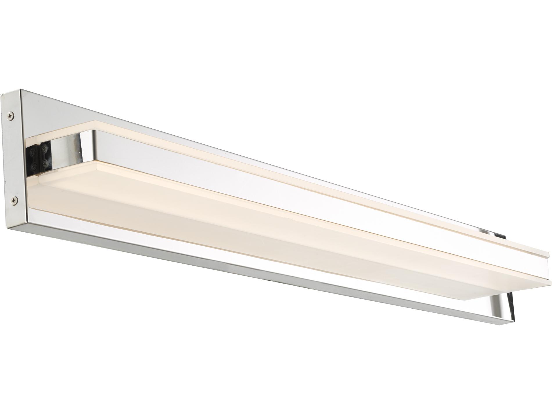 Abra Fusion 1-Light Chrome Vanity Light