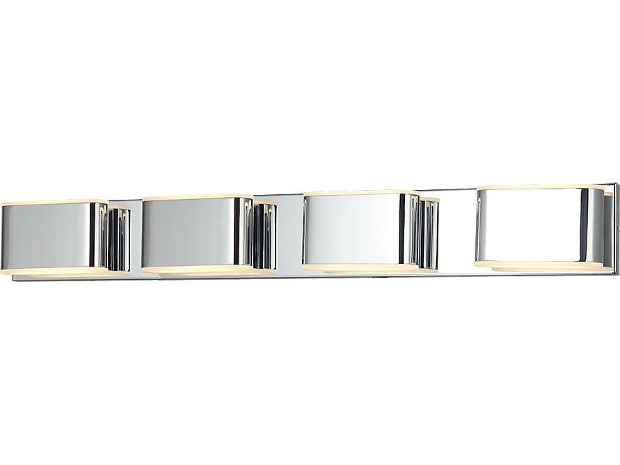 Abra Bianca 8-Light Chrome Vanity Light