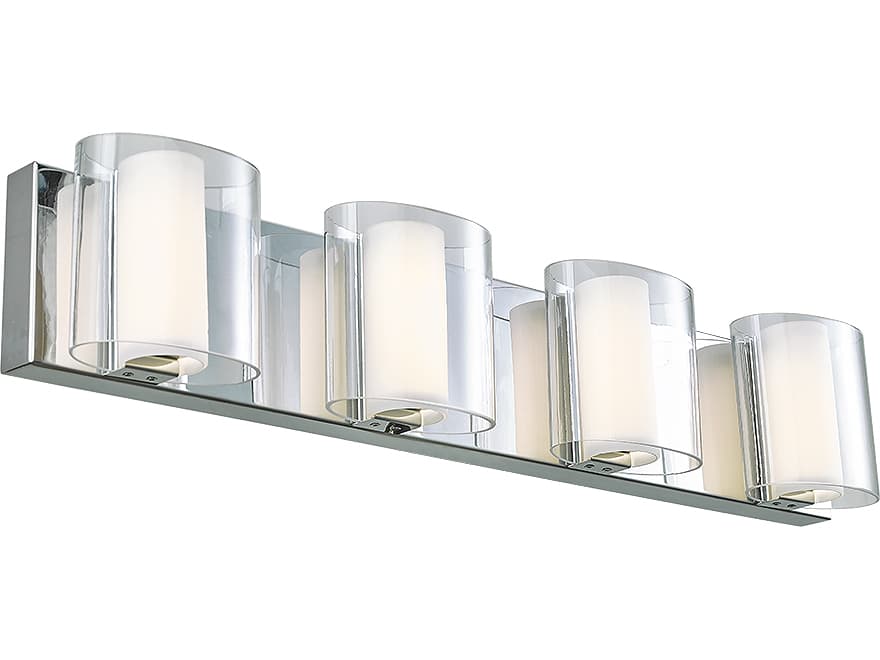 Abra Zoe 4-Light Chrome Vanity Light