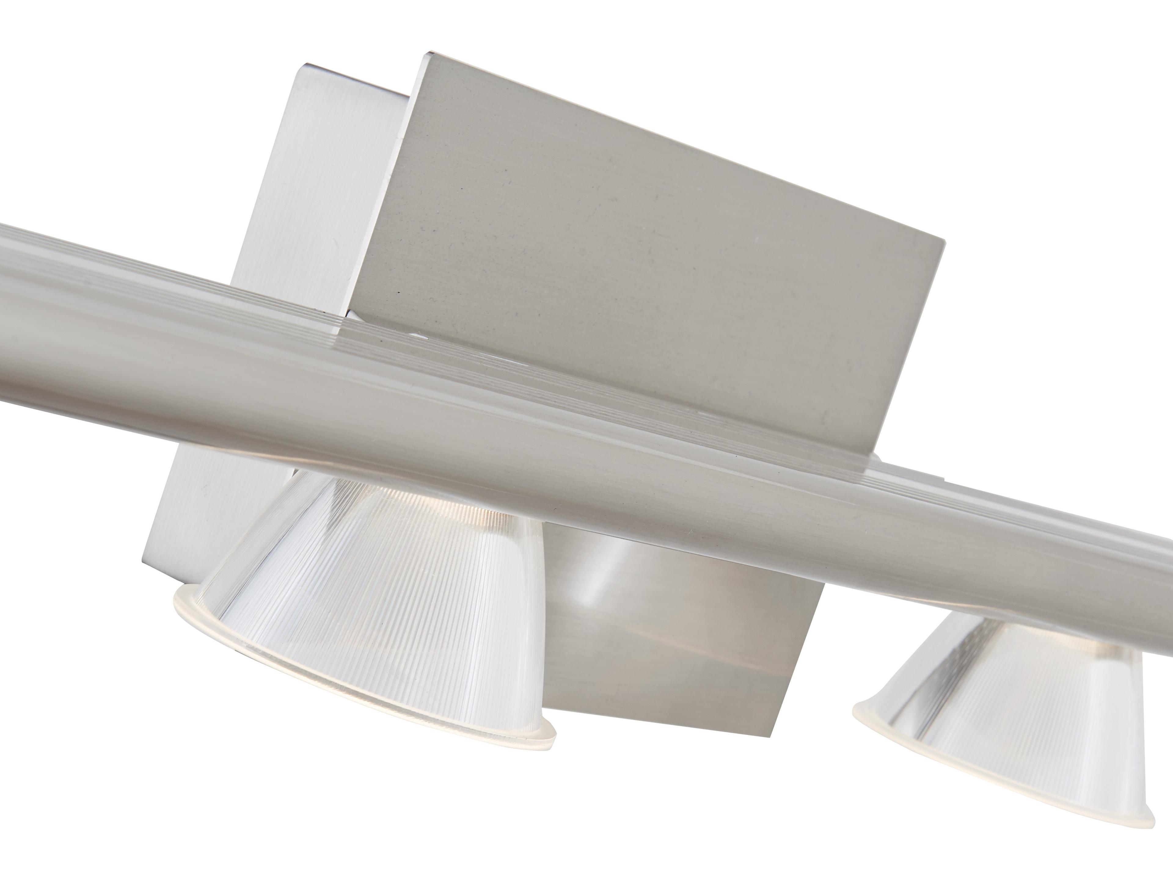 Abra Jet 4-Light Brushed Nickel Vanity Light