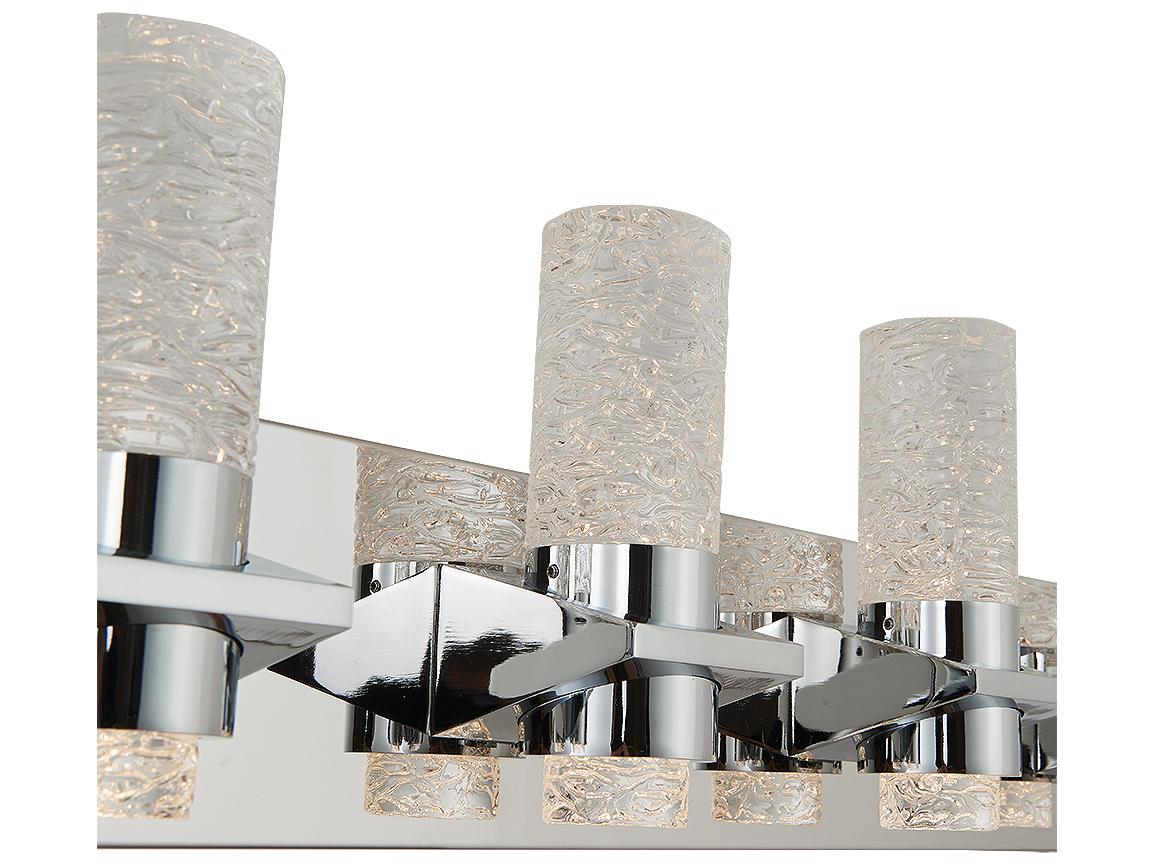 Abra Krypton 8-Light Chrome Vanity Light