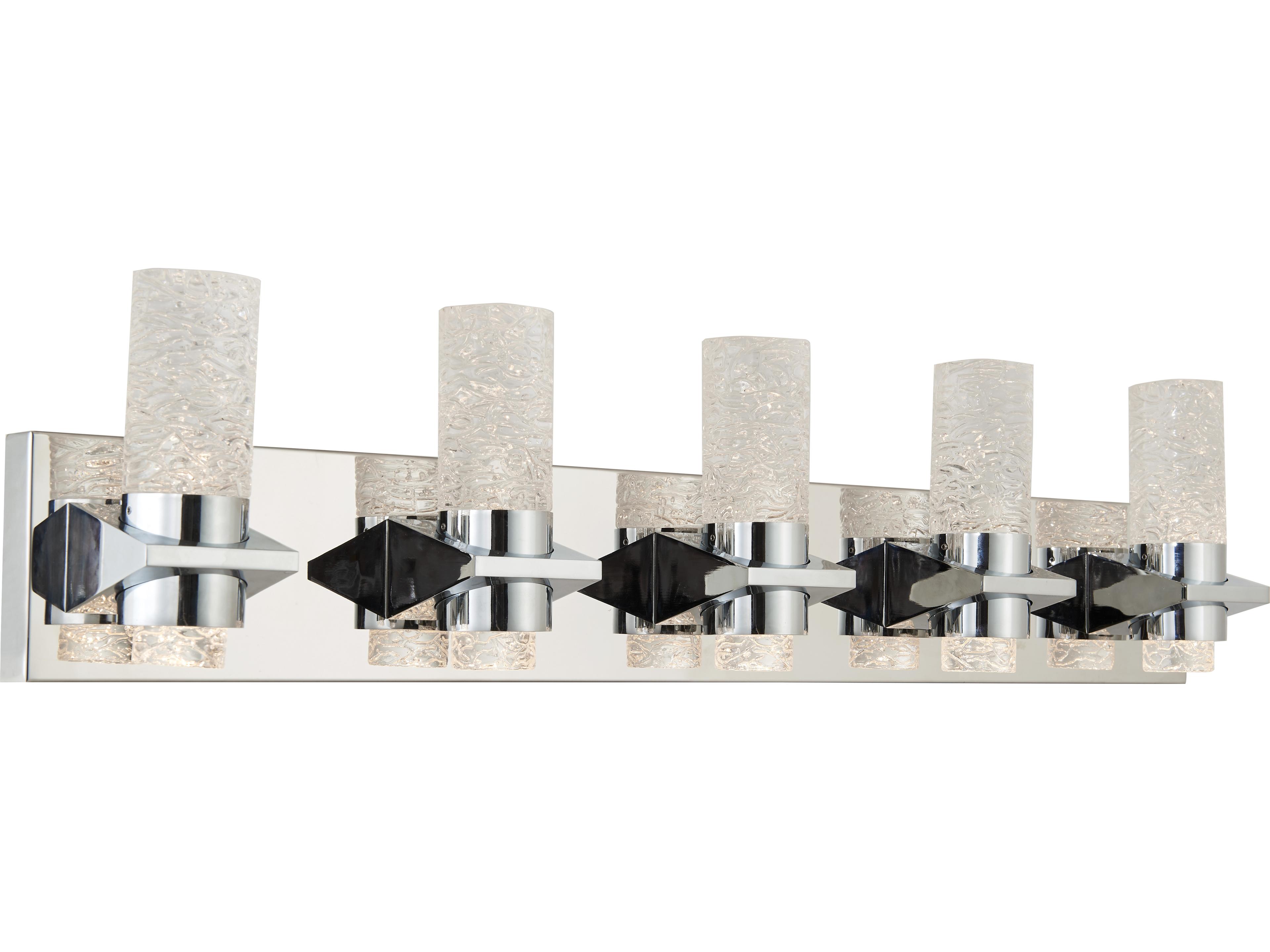 Abra Krypton 10-Light Chrome Vanity Light