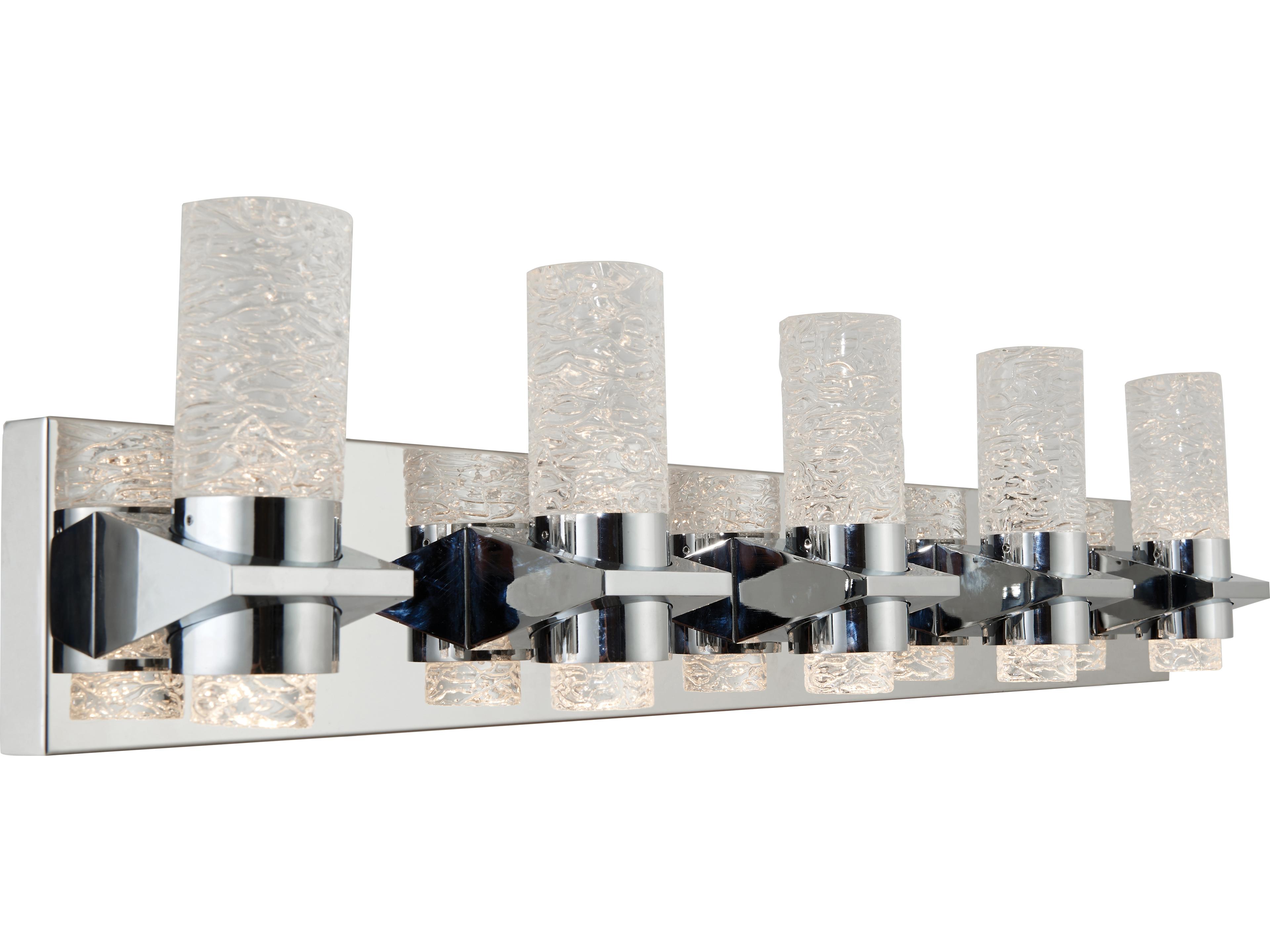 Abra Krypton 10-Light Chrome Vanity Light