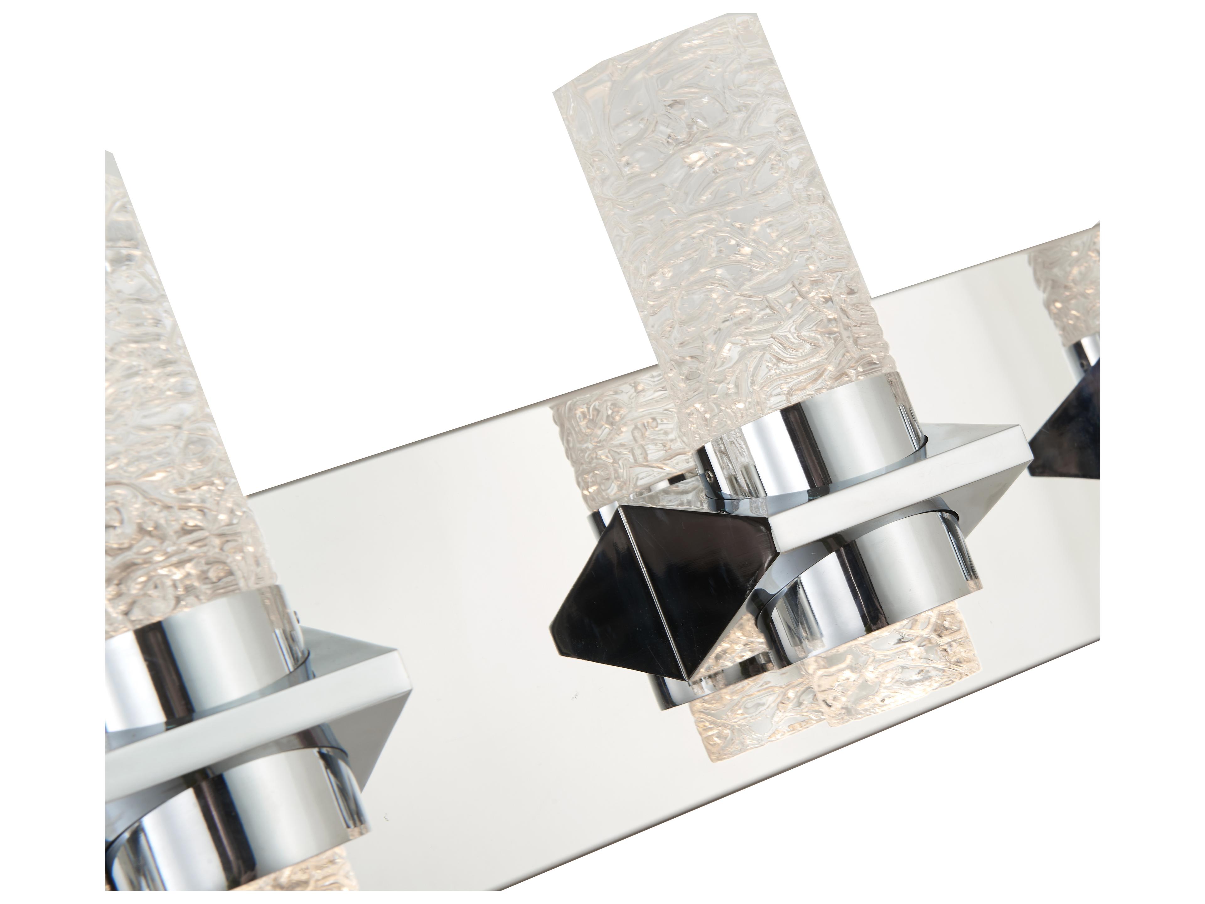 Abra Krypton 10-Light Chrome Vanity Light