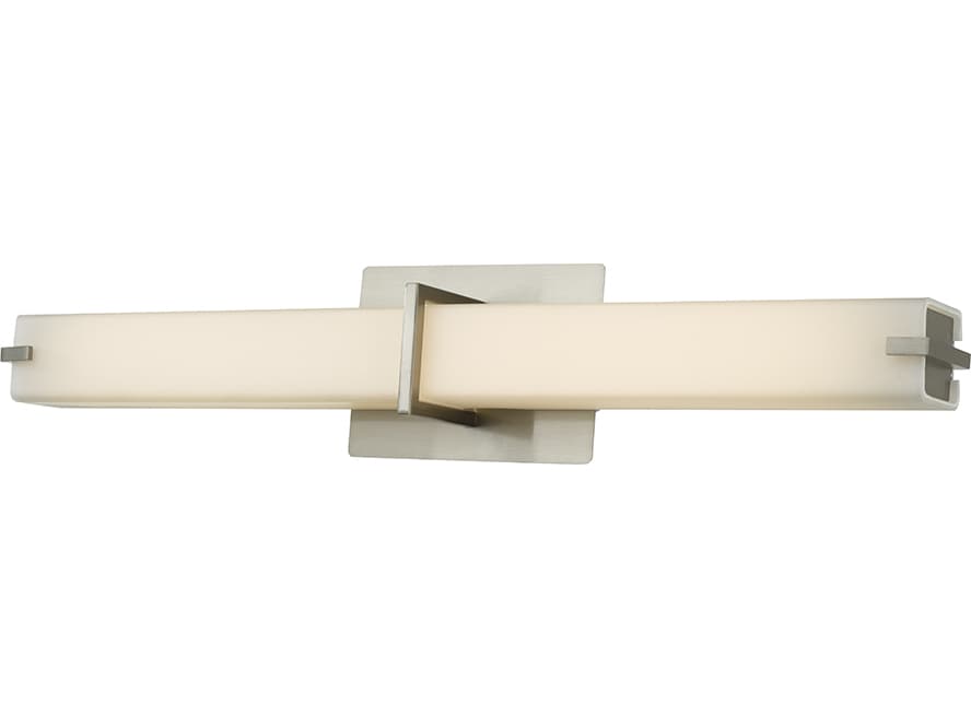 Abra Squire 1-Light Brushed Nickel Vanity Light