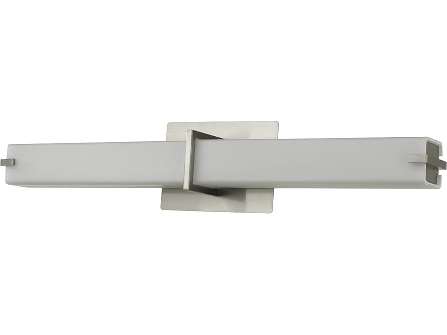 Abra Squire 1-Light Brushed Nickel Vanity Light
