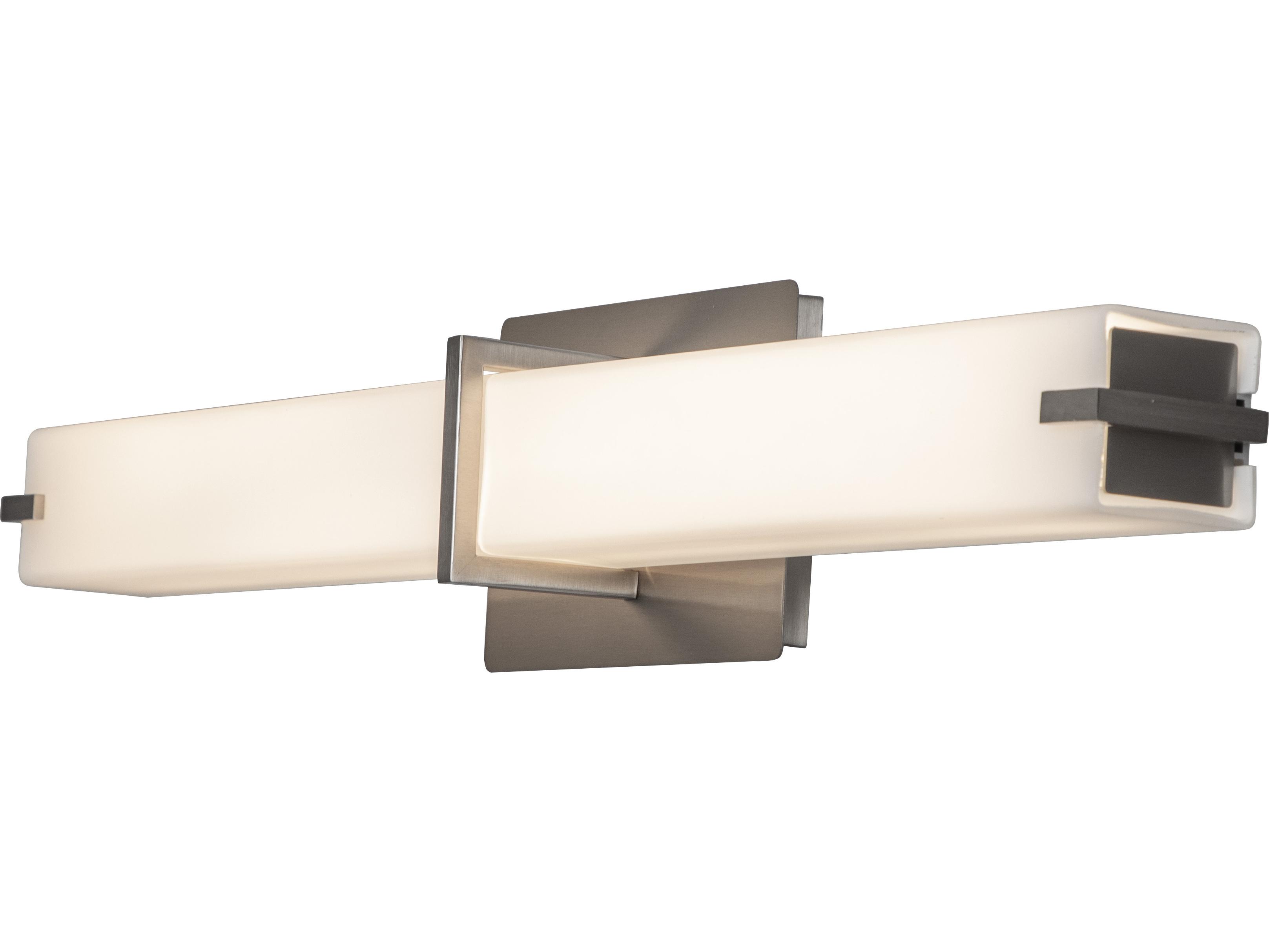 Abra Squire 1-Light Brushed Nickel Vanity Light