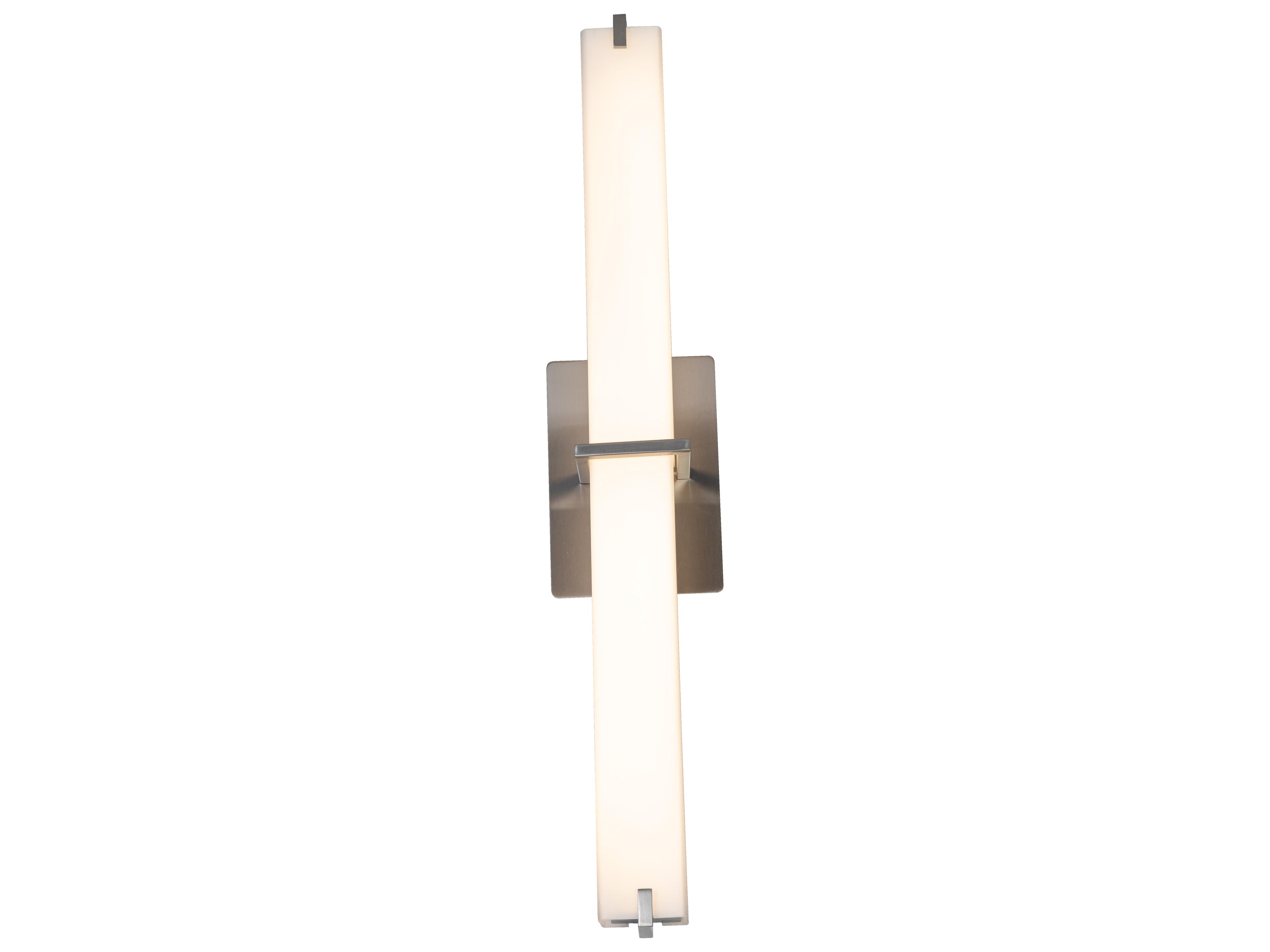Abra Squire 1-Light Brushed Nickel Vanity Light
