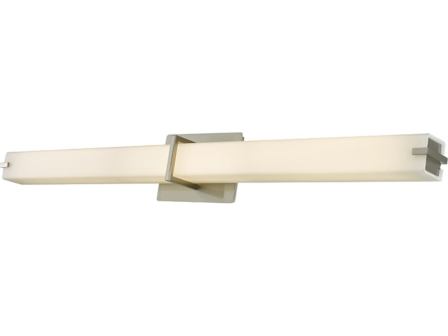 Abra Squire 1-Light Brushed Nickel Vanity Light