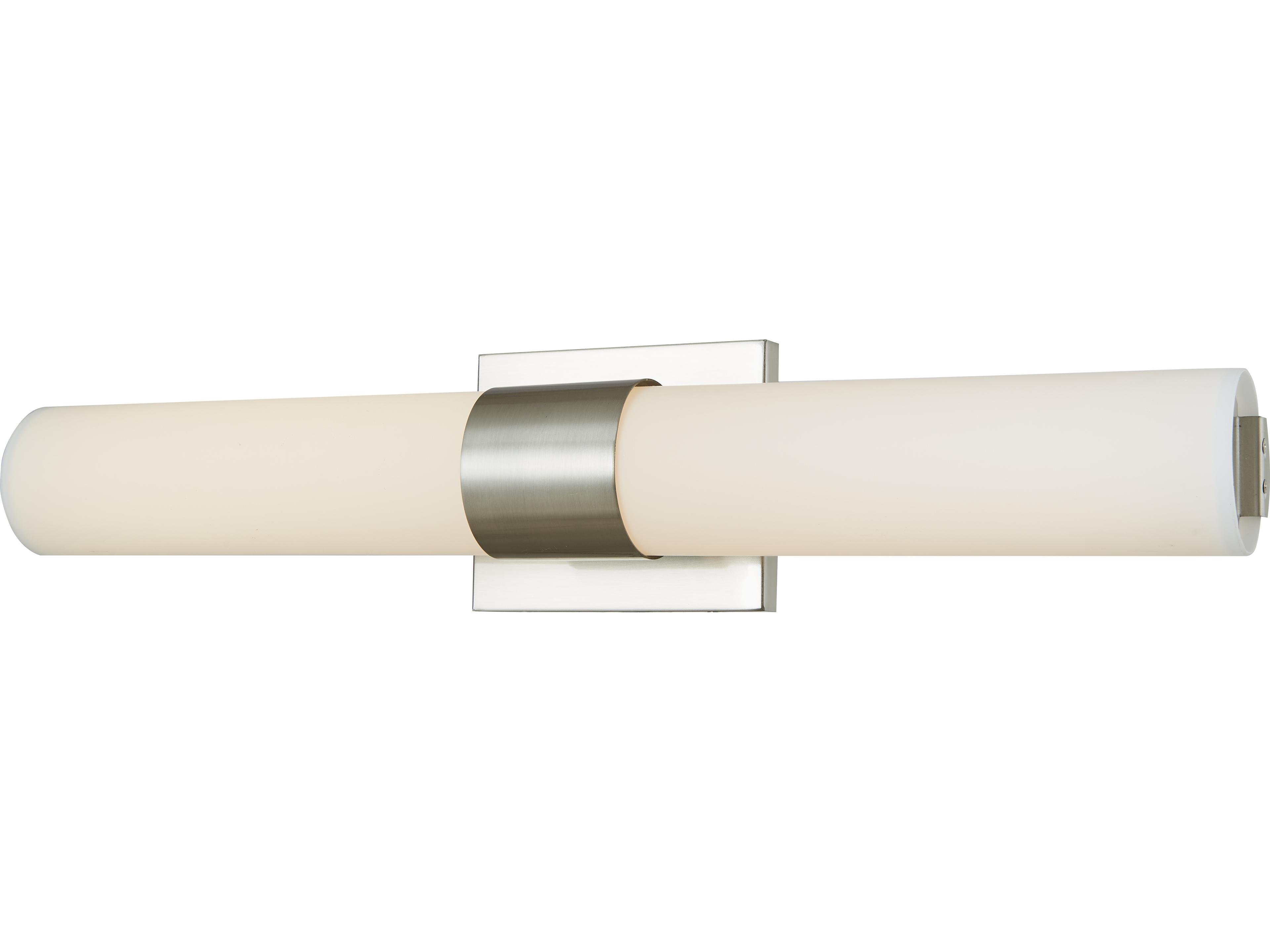 Abra Turbo 2-Light Brushed Nickel Vanity Light