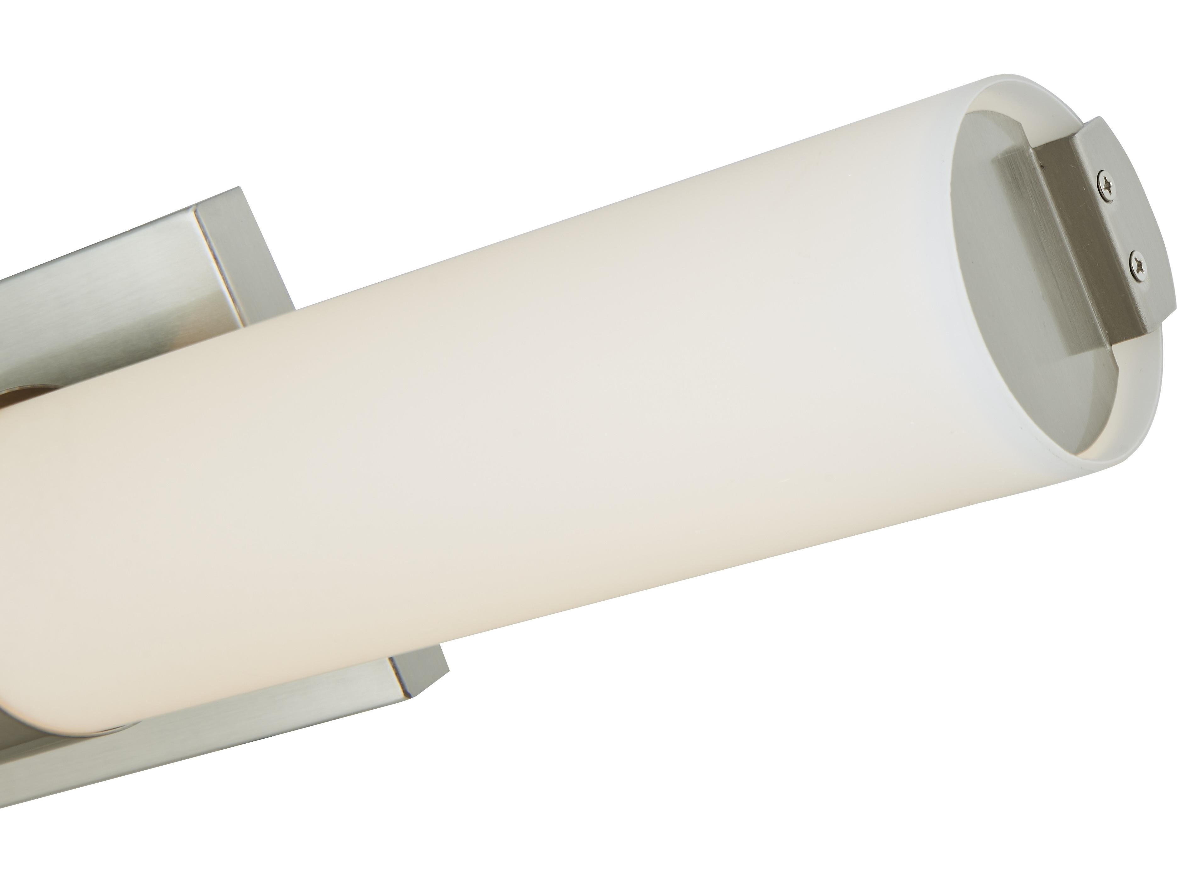 Abra Turbo 2-Light Brushed Nickel Vanity Light