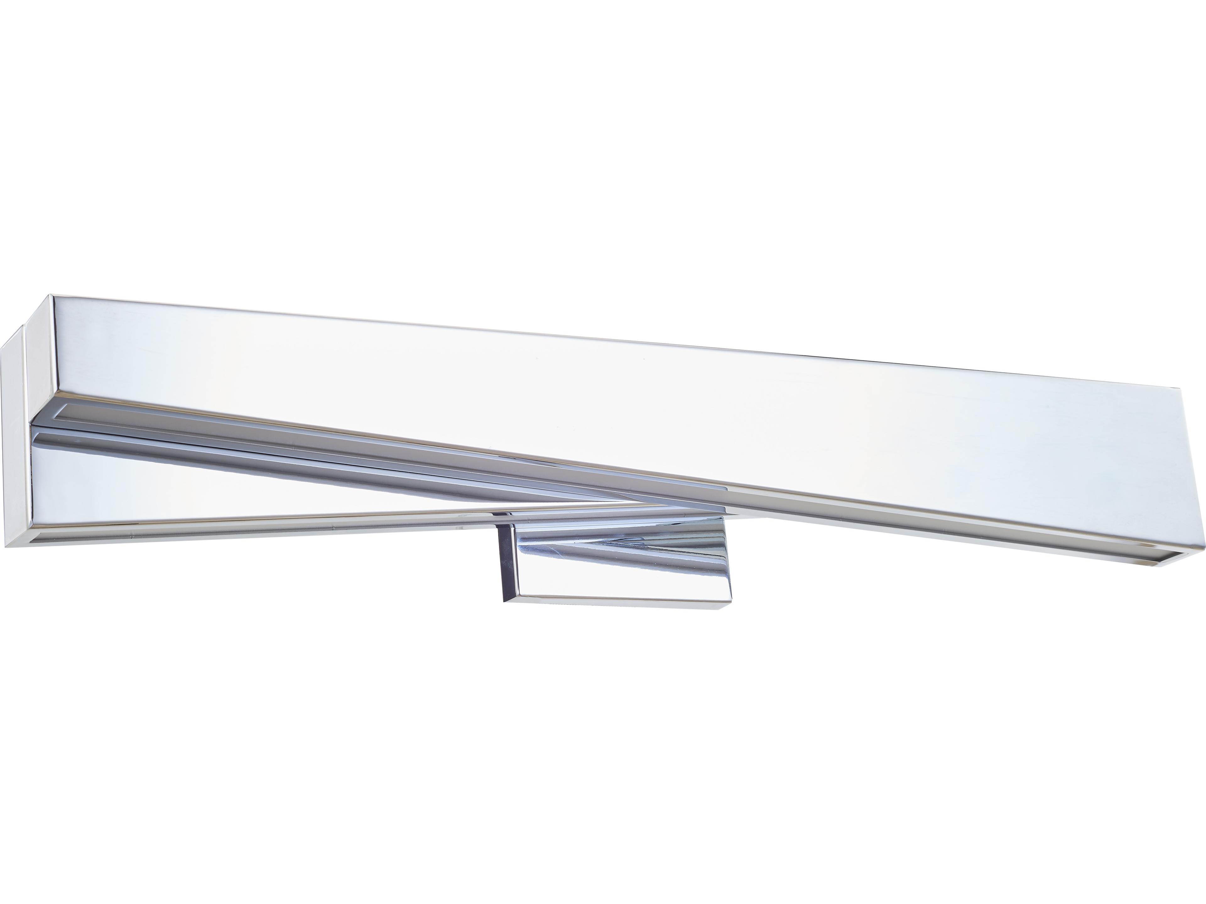 Abra Hilo 2-Light Chrome Vanity Light