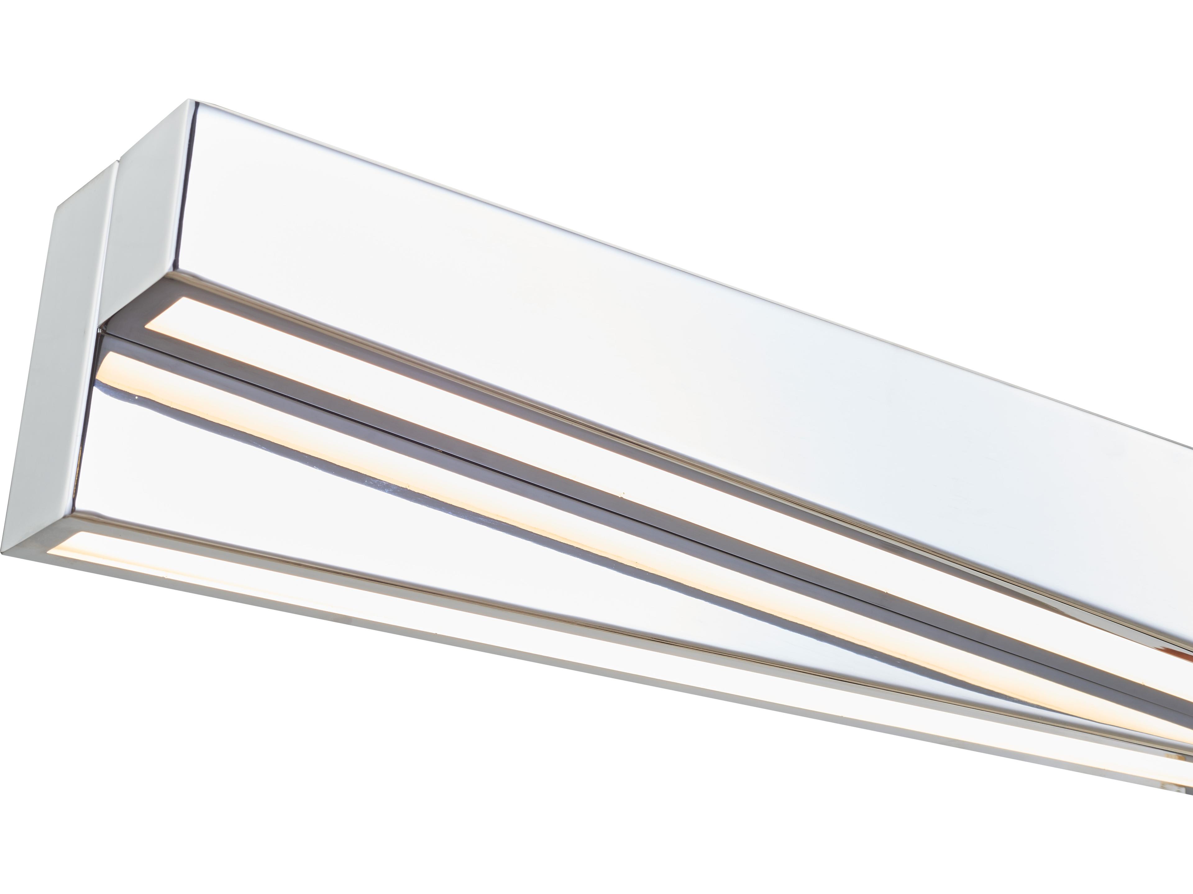 Abra Hilo 2-Light Chrome Vanity Light