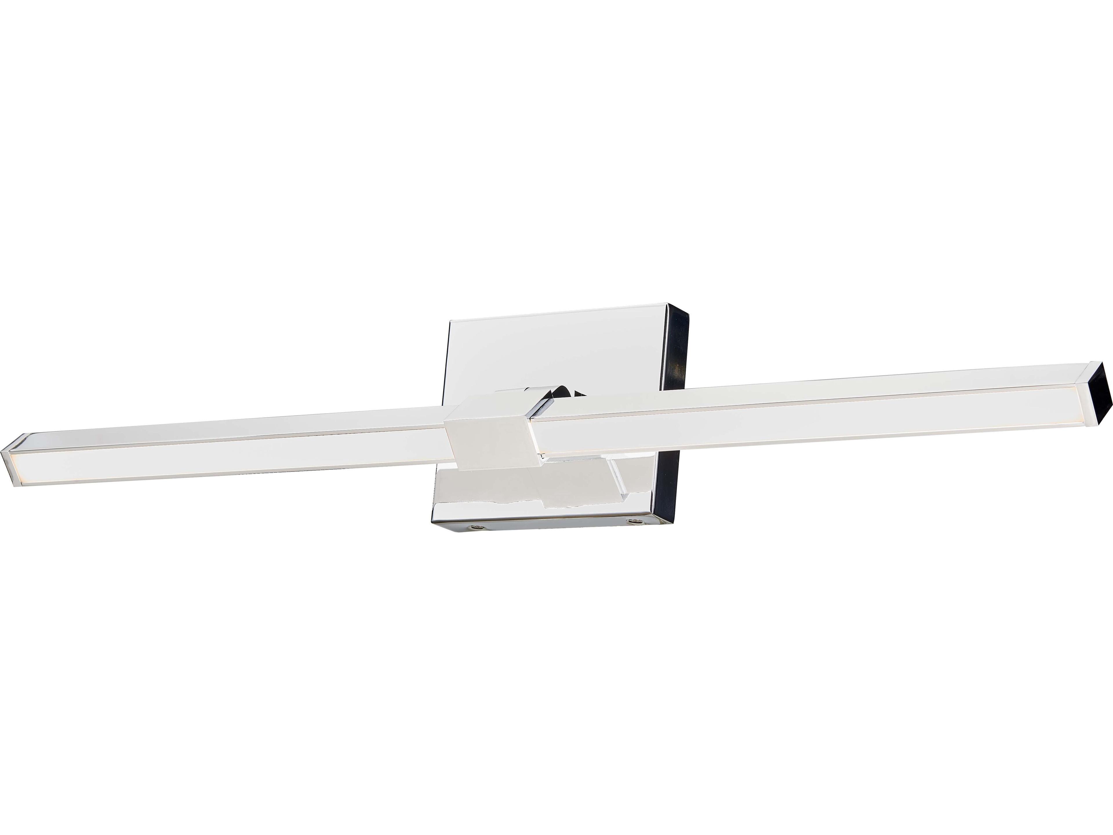 Abra Epee 1-Light Chrome Vanity Light