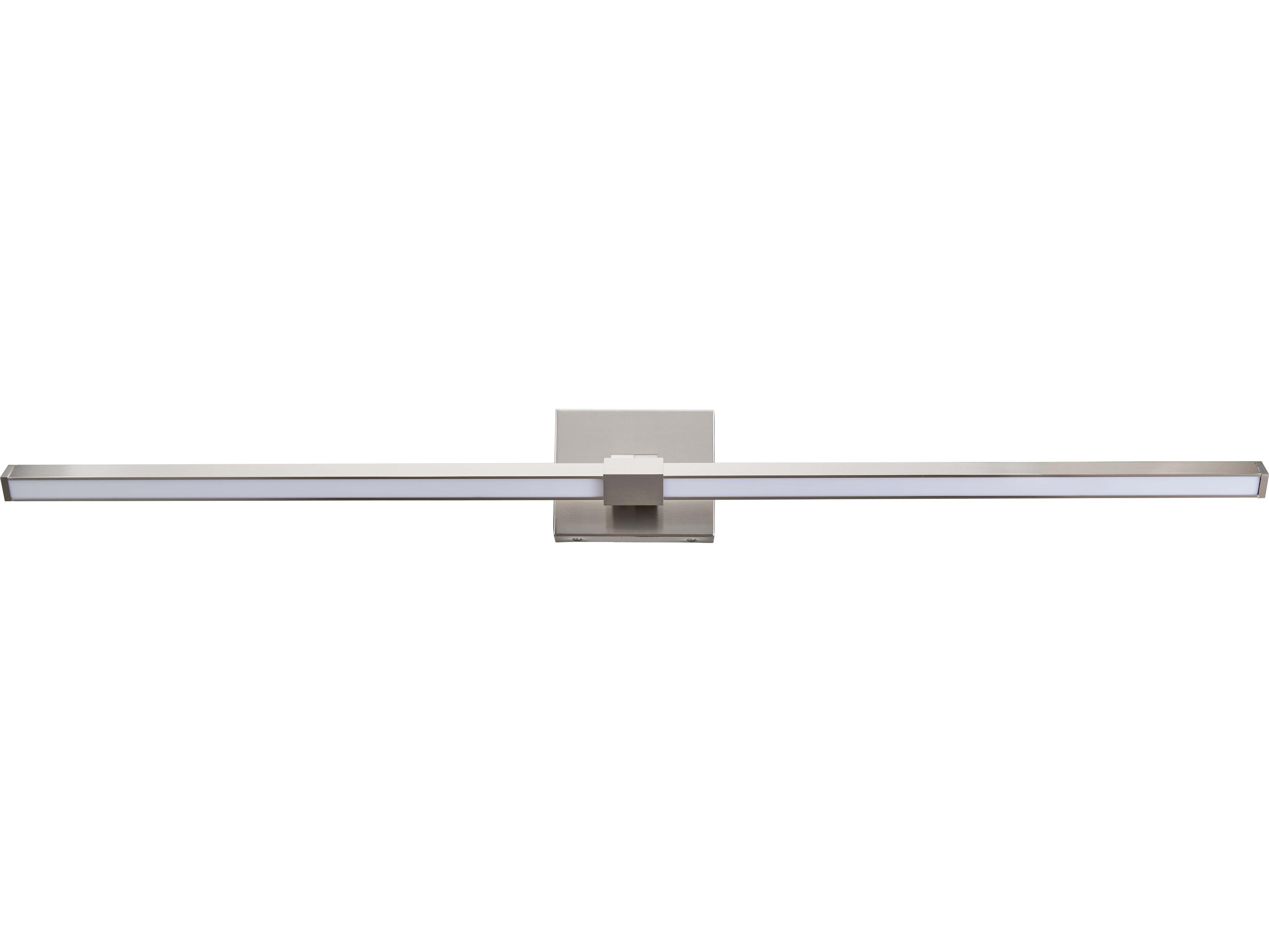 Abra Epee 1-Light Brushed Nickel Vanity Light