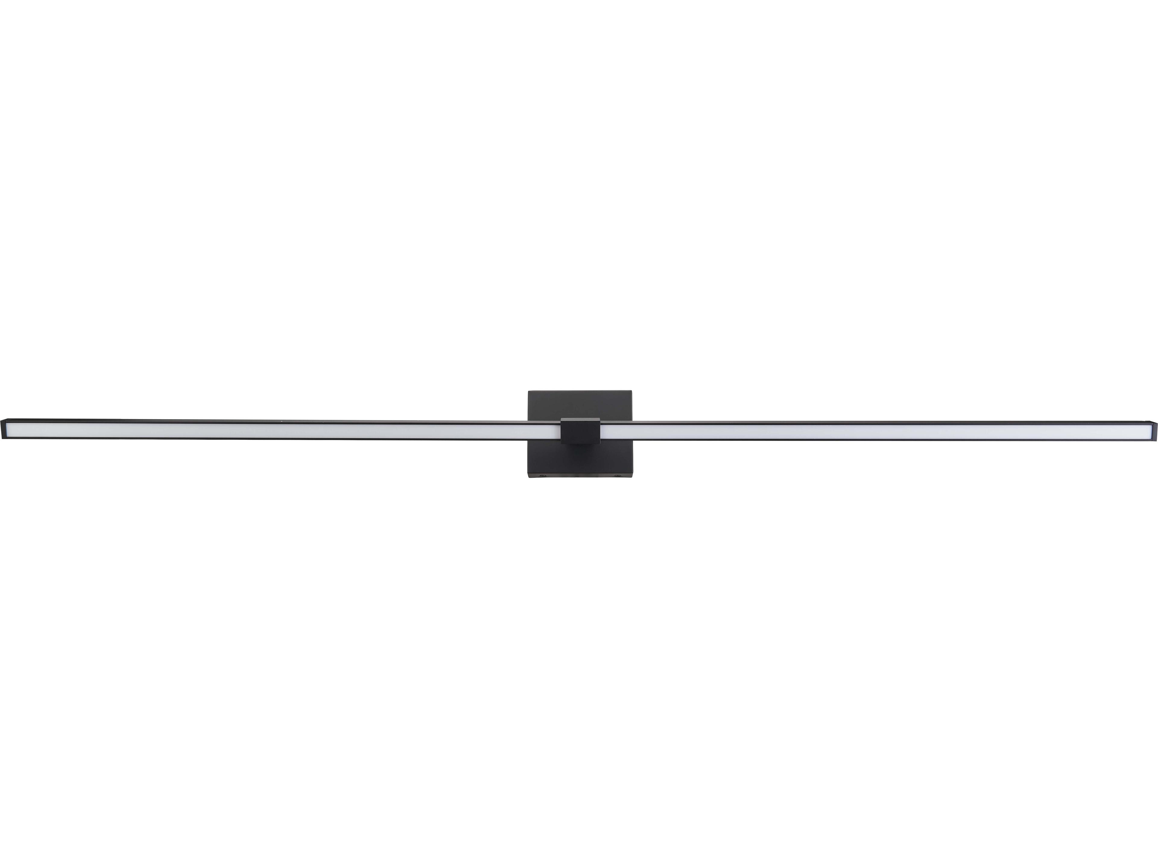 Abra Epee 2-Light Black Vanity Light
