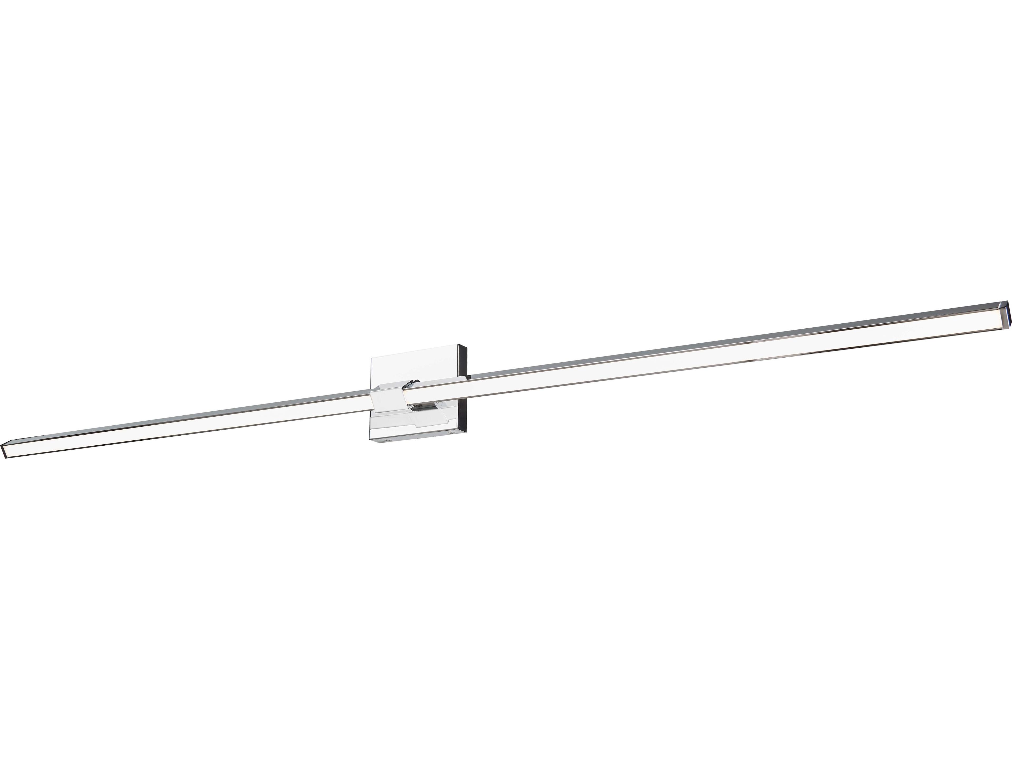 Abra Epee 2-Light Chrome Vanity Light