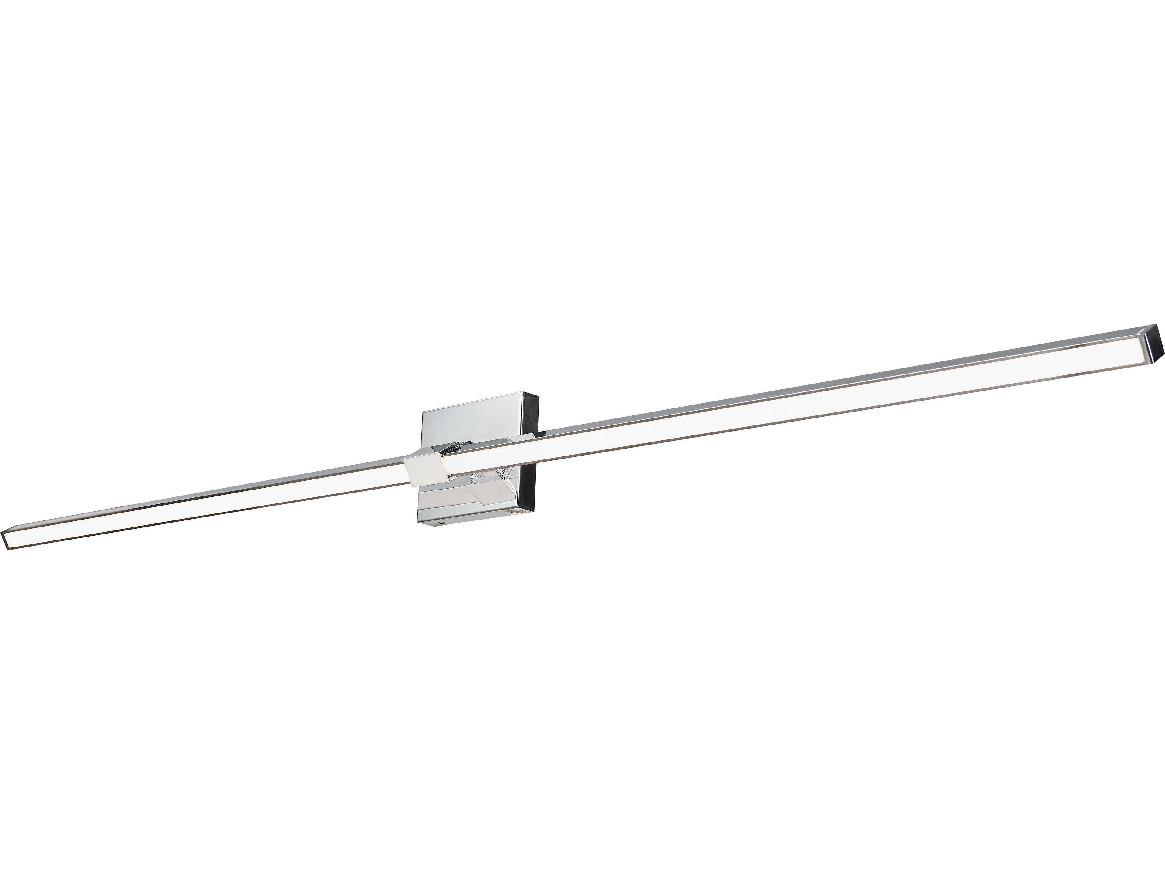Abra Epee 2-Light Chrome Vanity Light