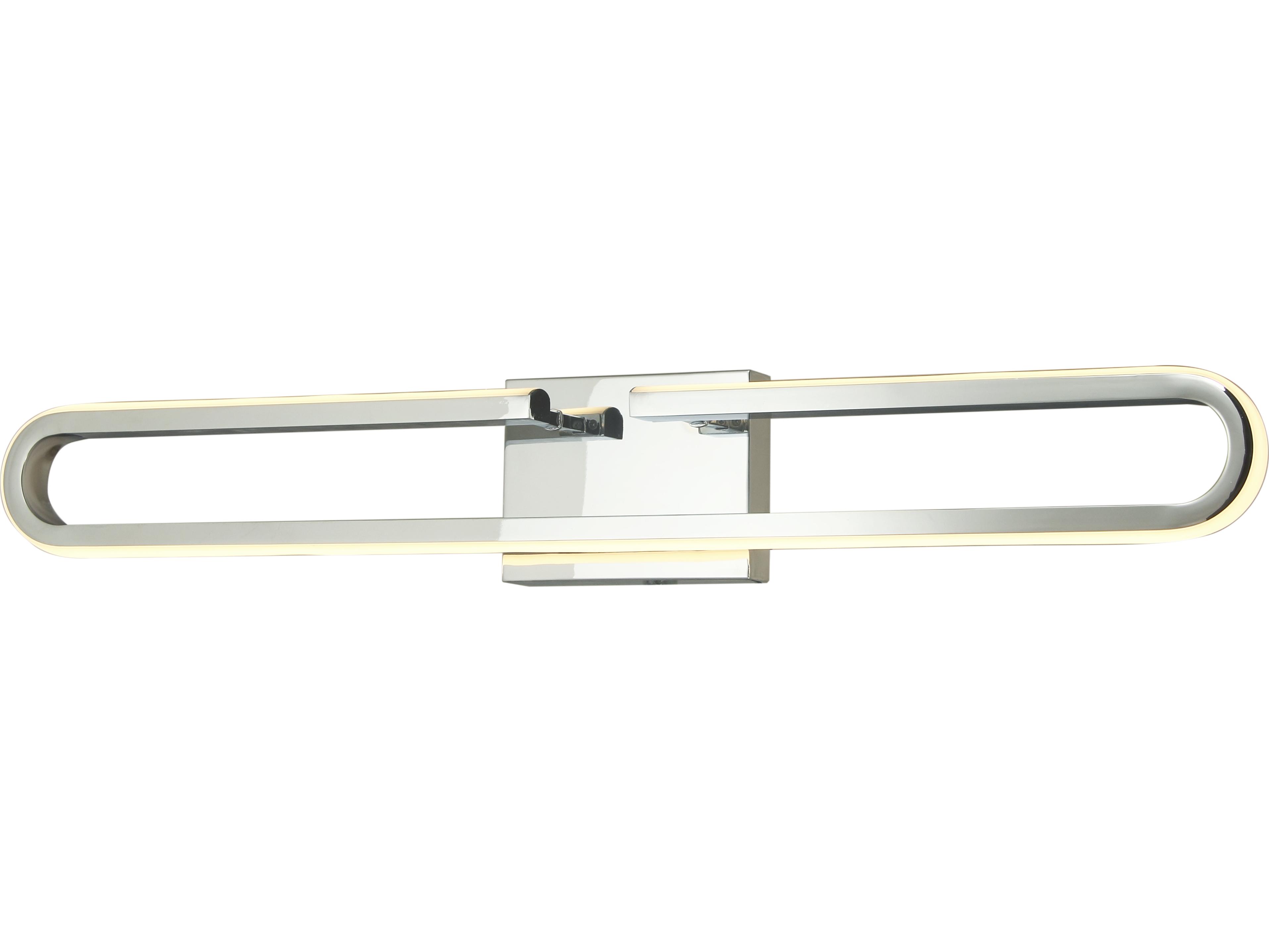 Abra Speedway 1-Light Chrome Vanity Light