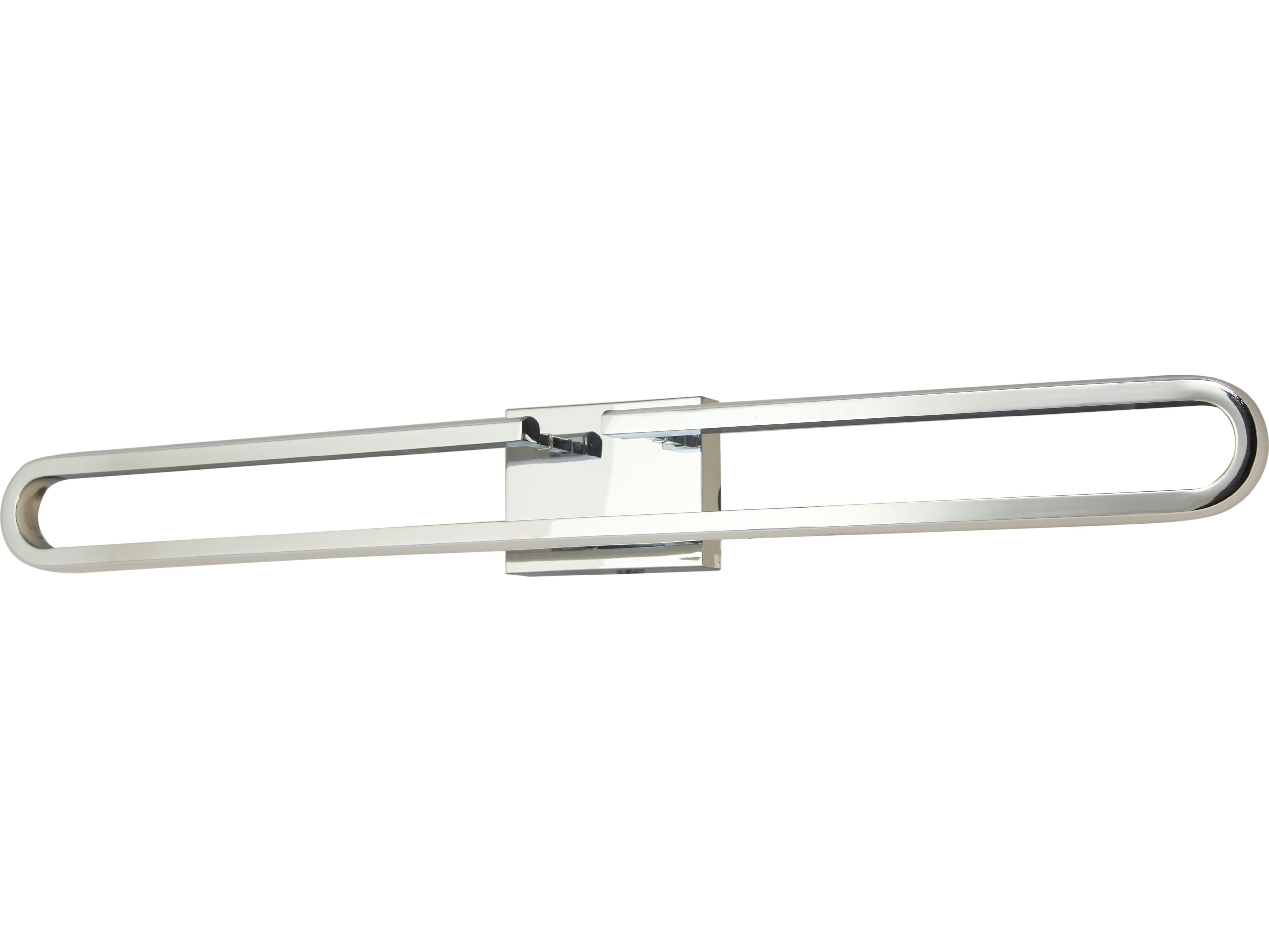 Abra Speedway 1-Light Chrome Vanity Light