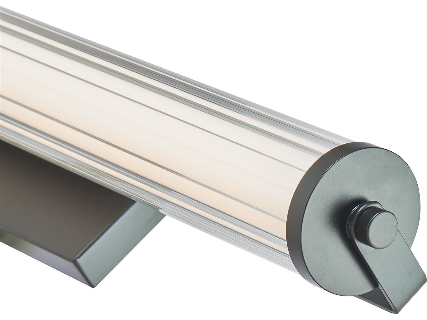 Abra Macie 1-Light Black Vanity Light