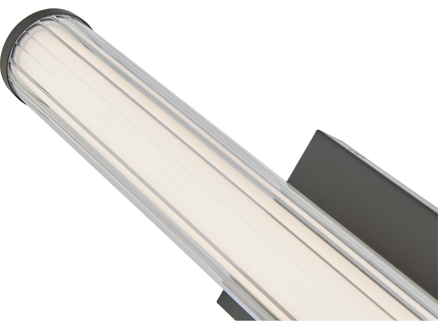 Abra Macie 1-Light Black Vanity Light