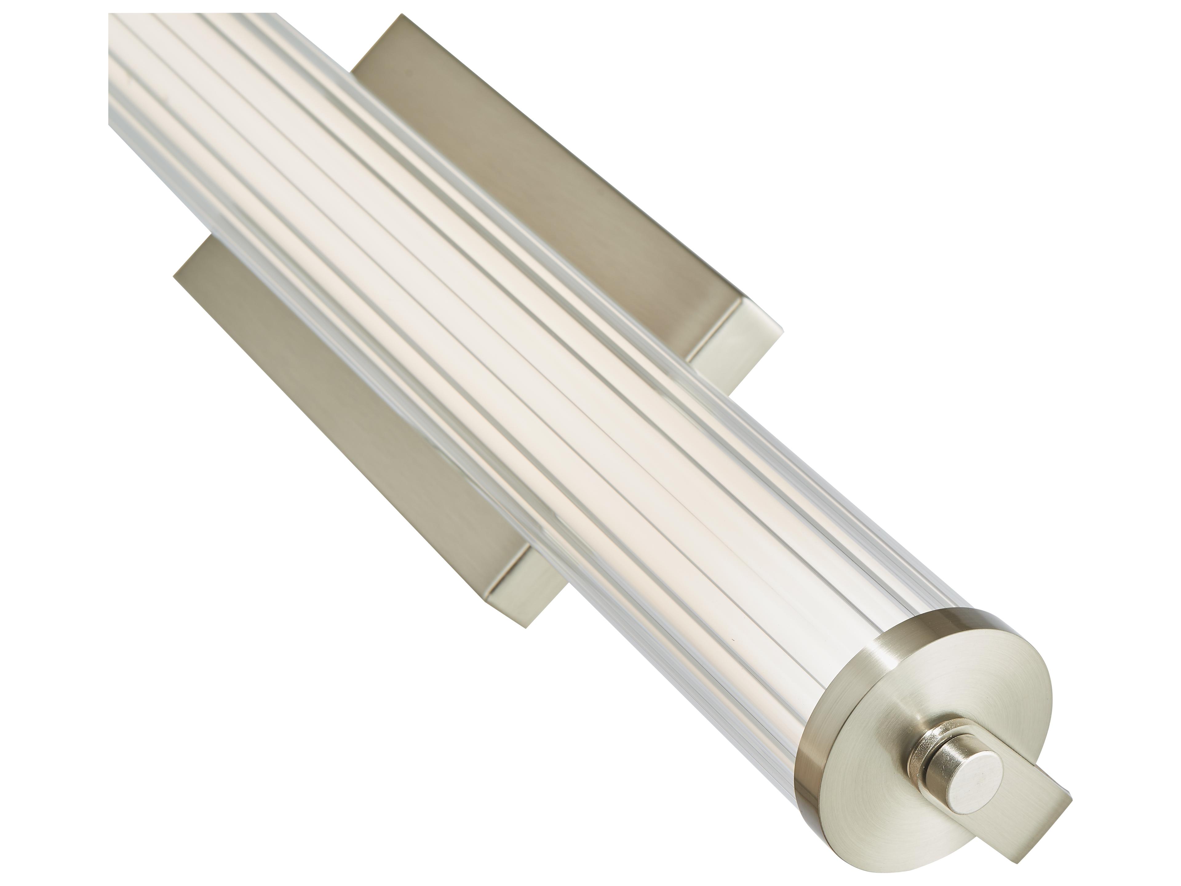 Abra Macie 1-Light Brushed Nickel Vanity Light