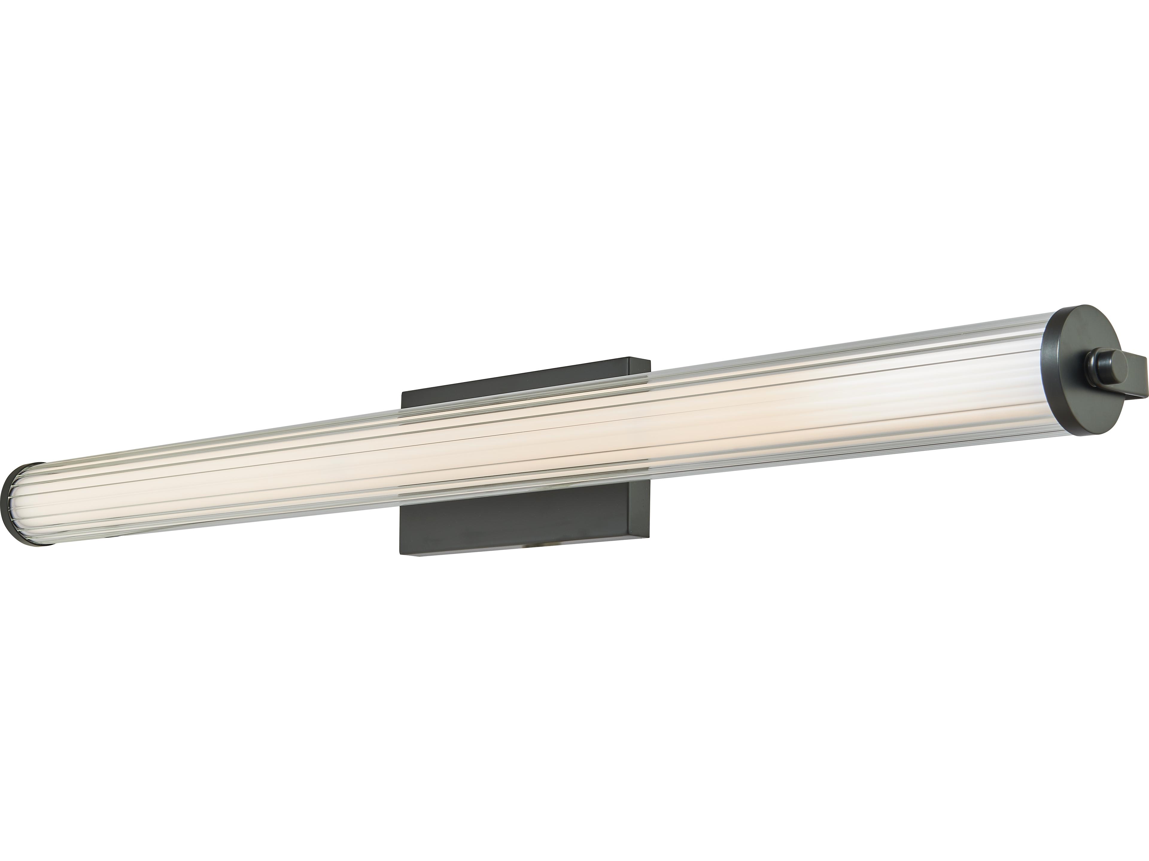 Abra Macie 1-Light Black Vanity Light