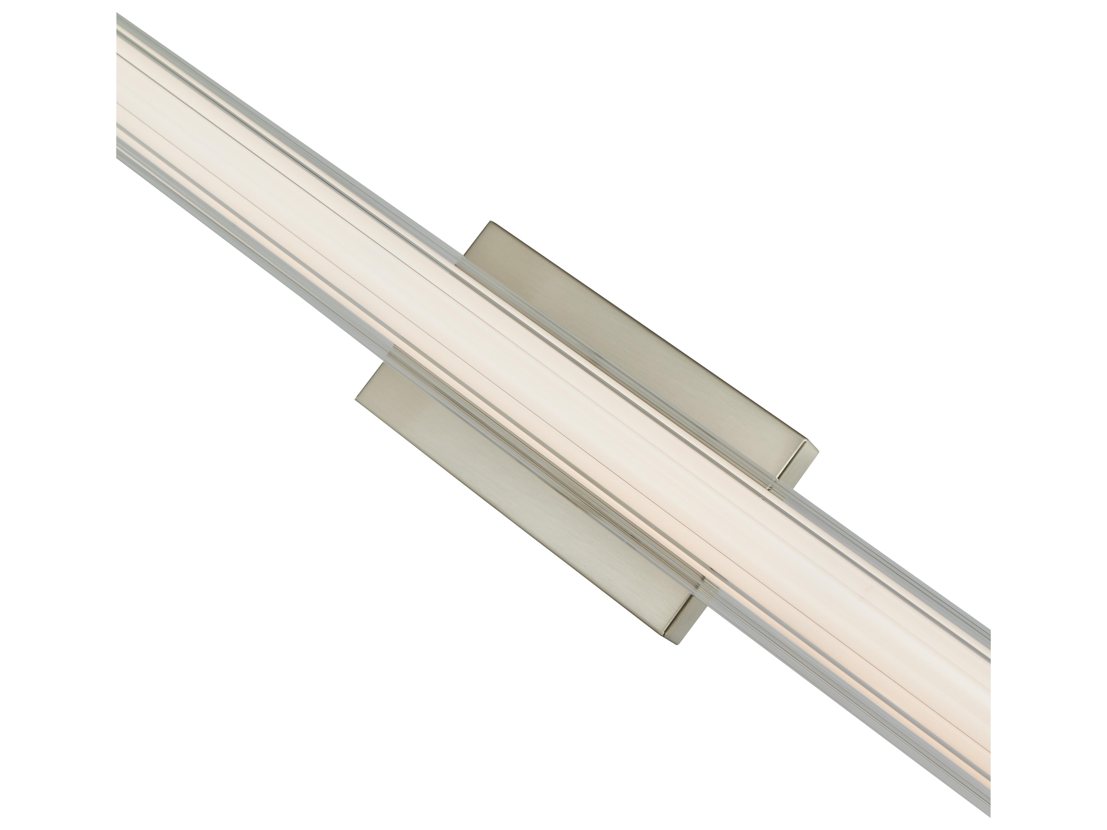 Abra Macie 1-Light Brushed Nickel Vanity Light